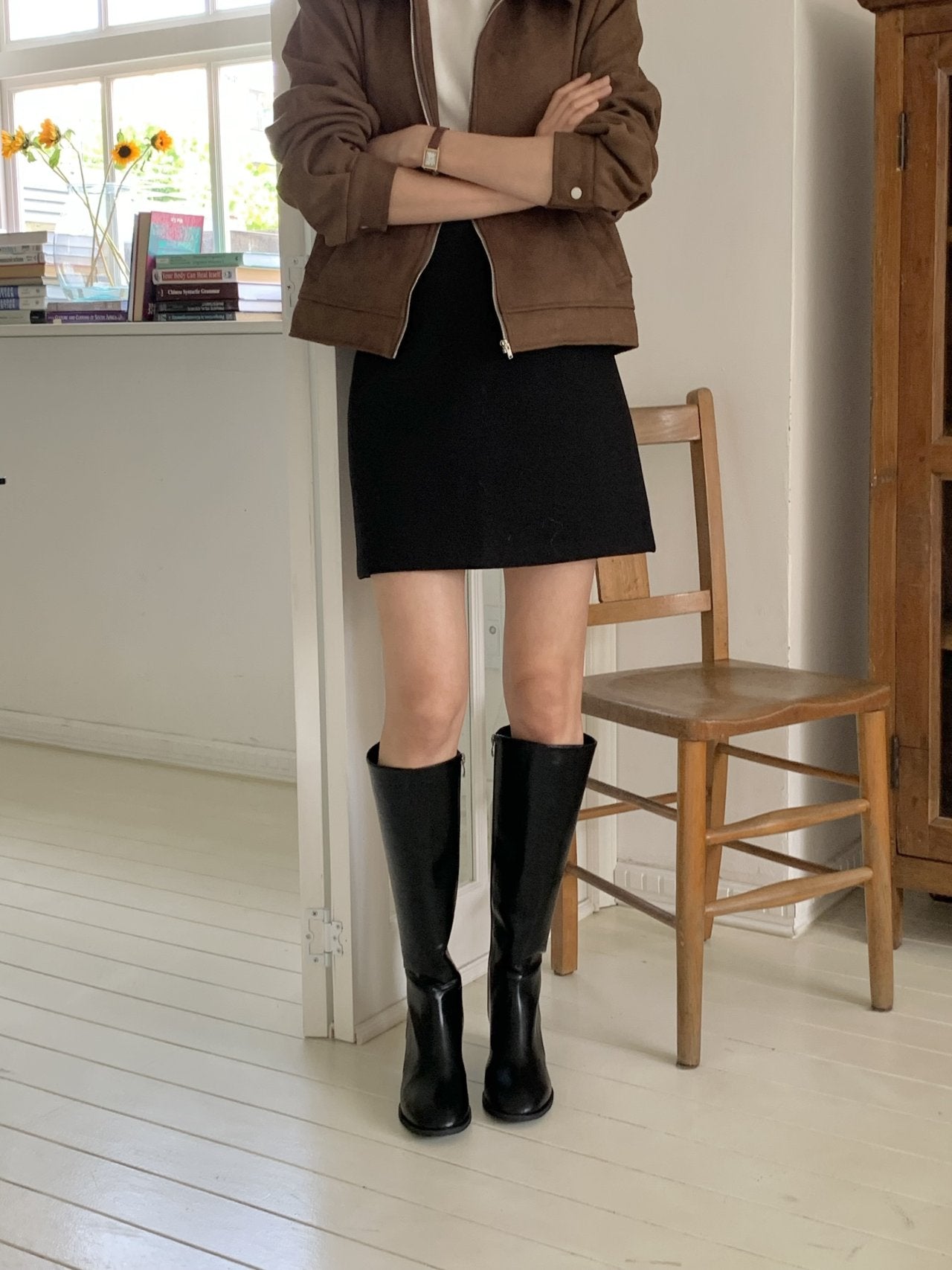 side incision simple 6cm long boot