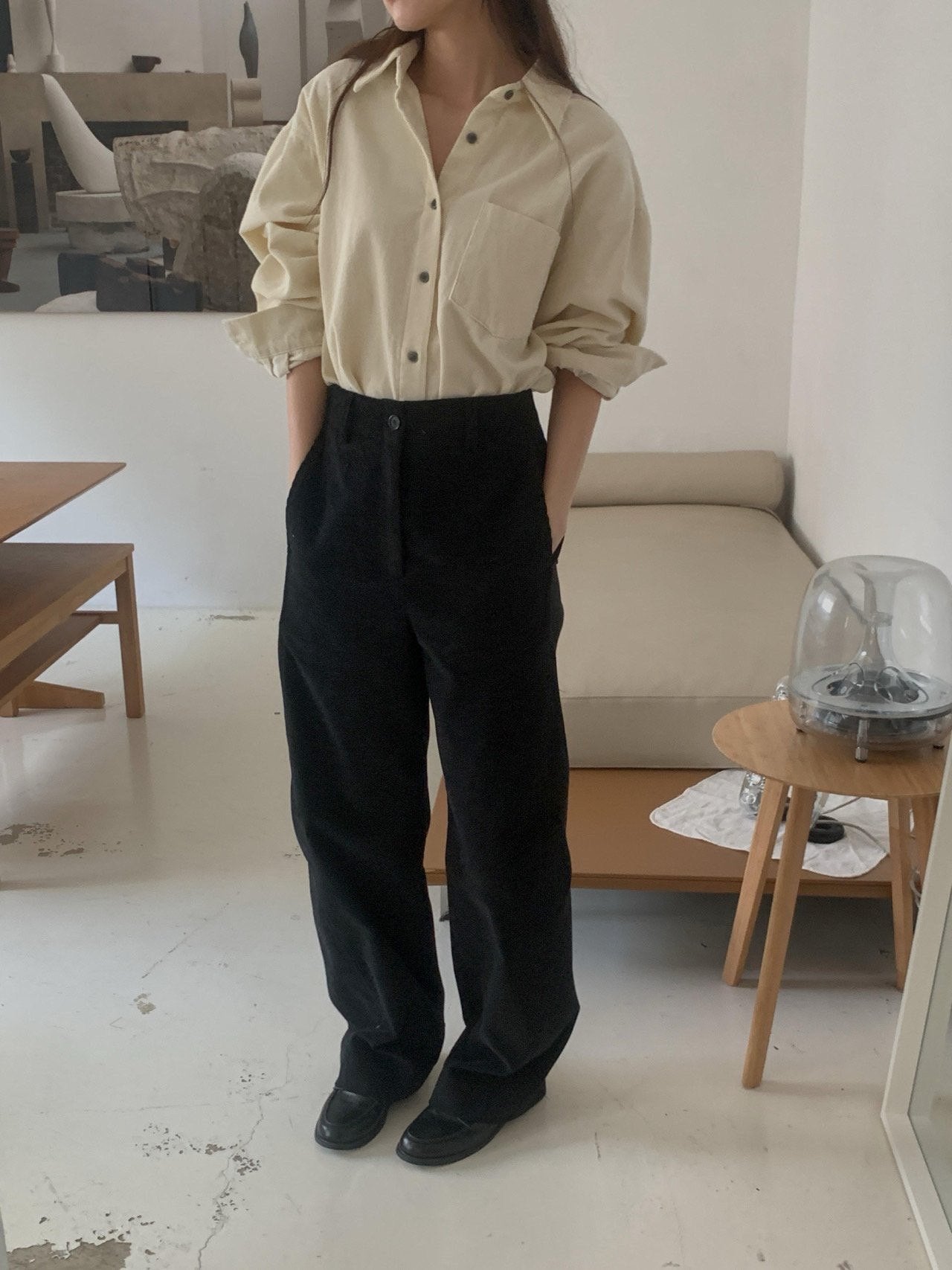 Corduroy boy pants-3col