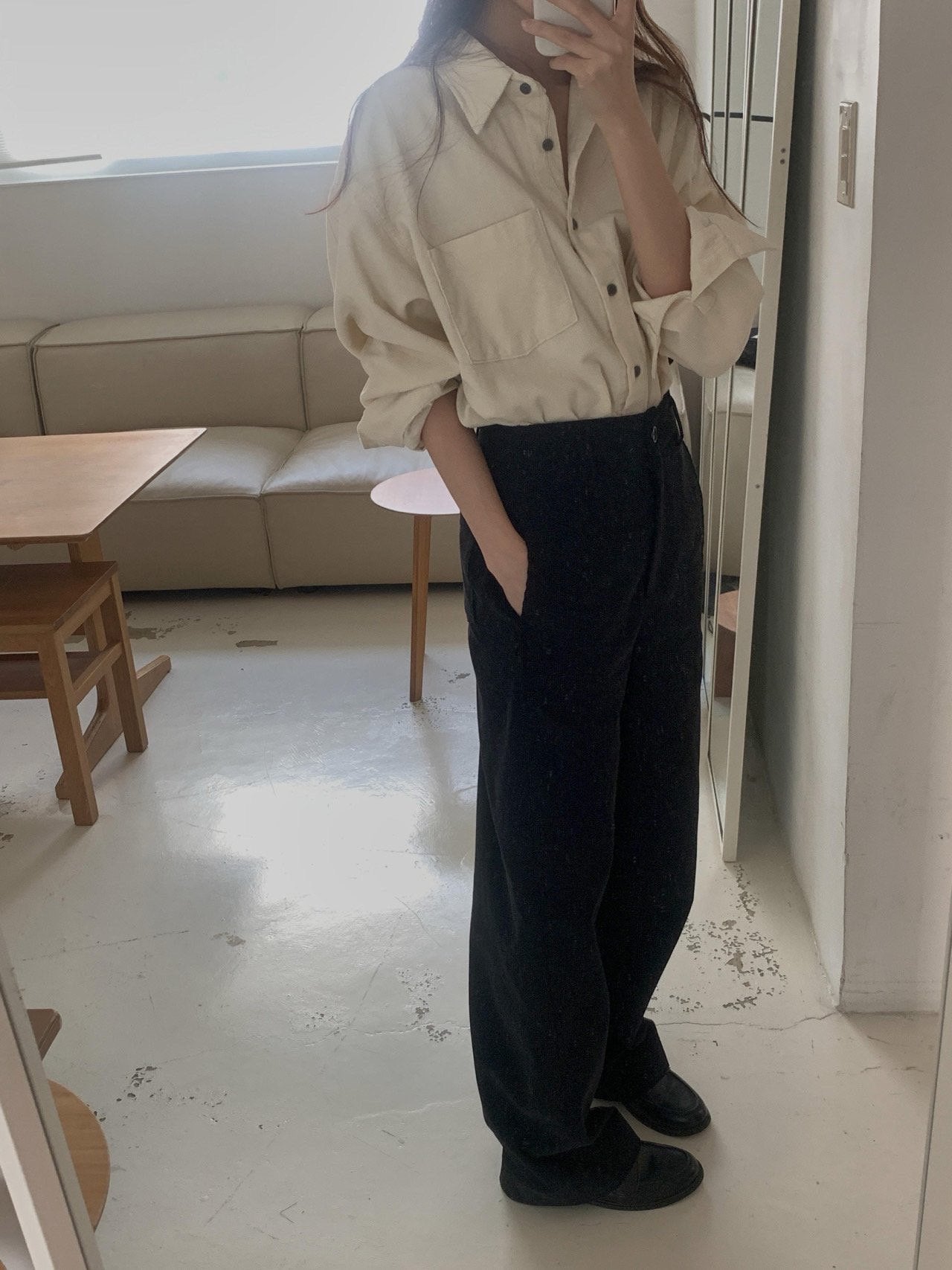 Corduroy boy pants-3col