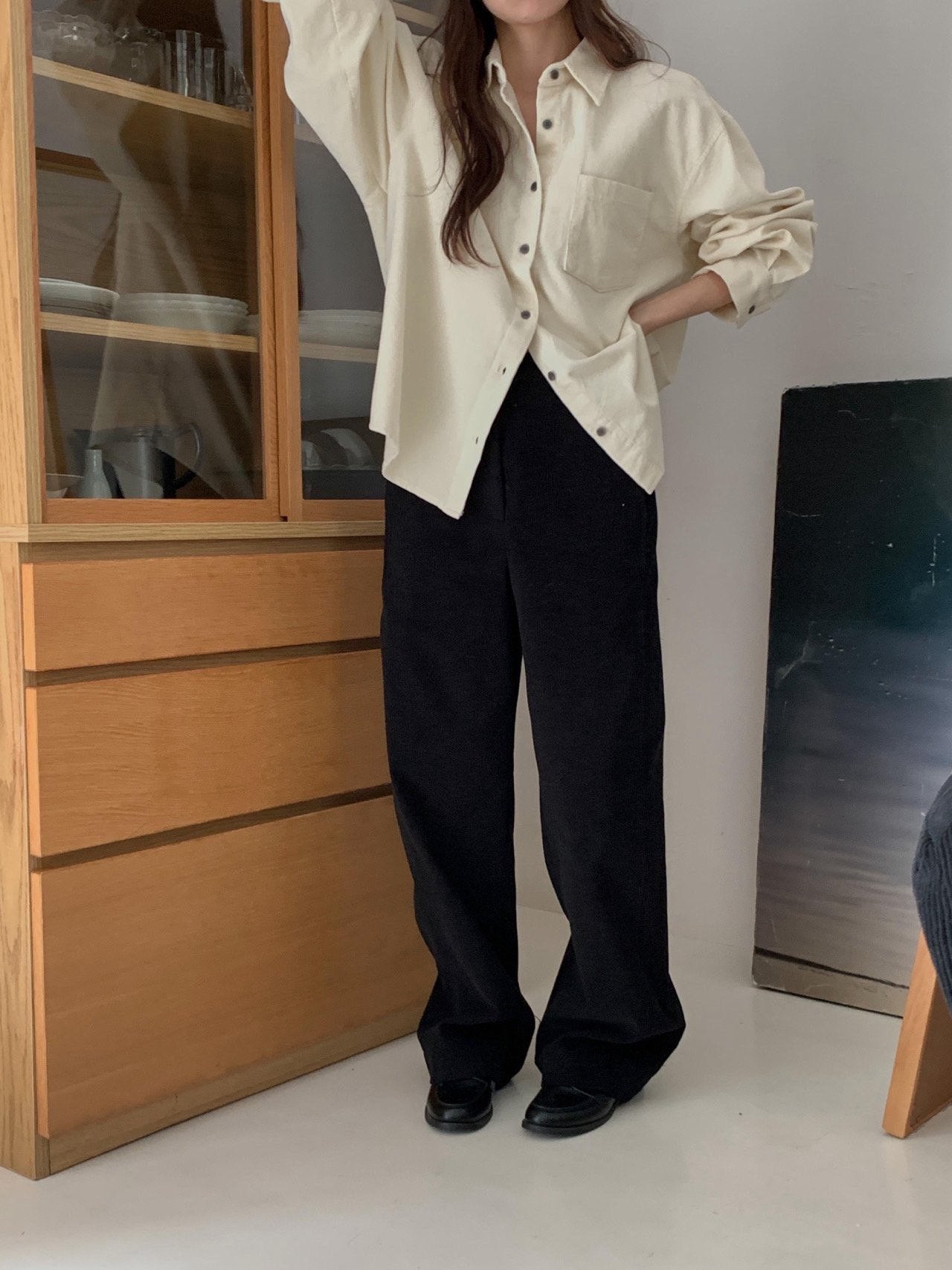 Corduroy boy pants-3col