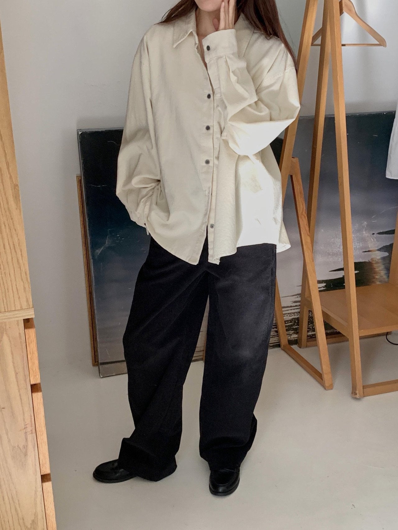 Corduroy boy pants-3col