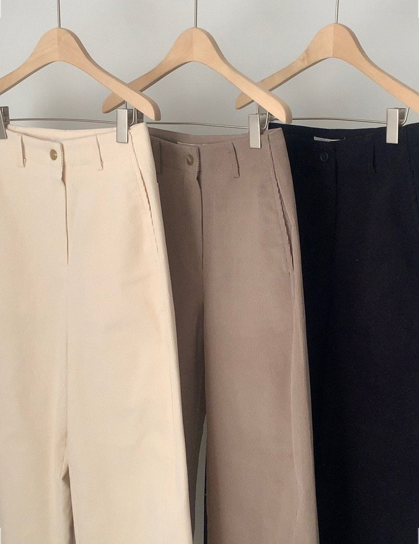 Corduroy boy pants-3col