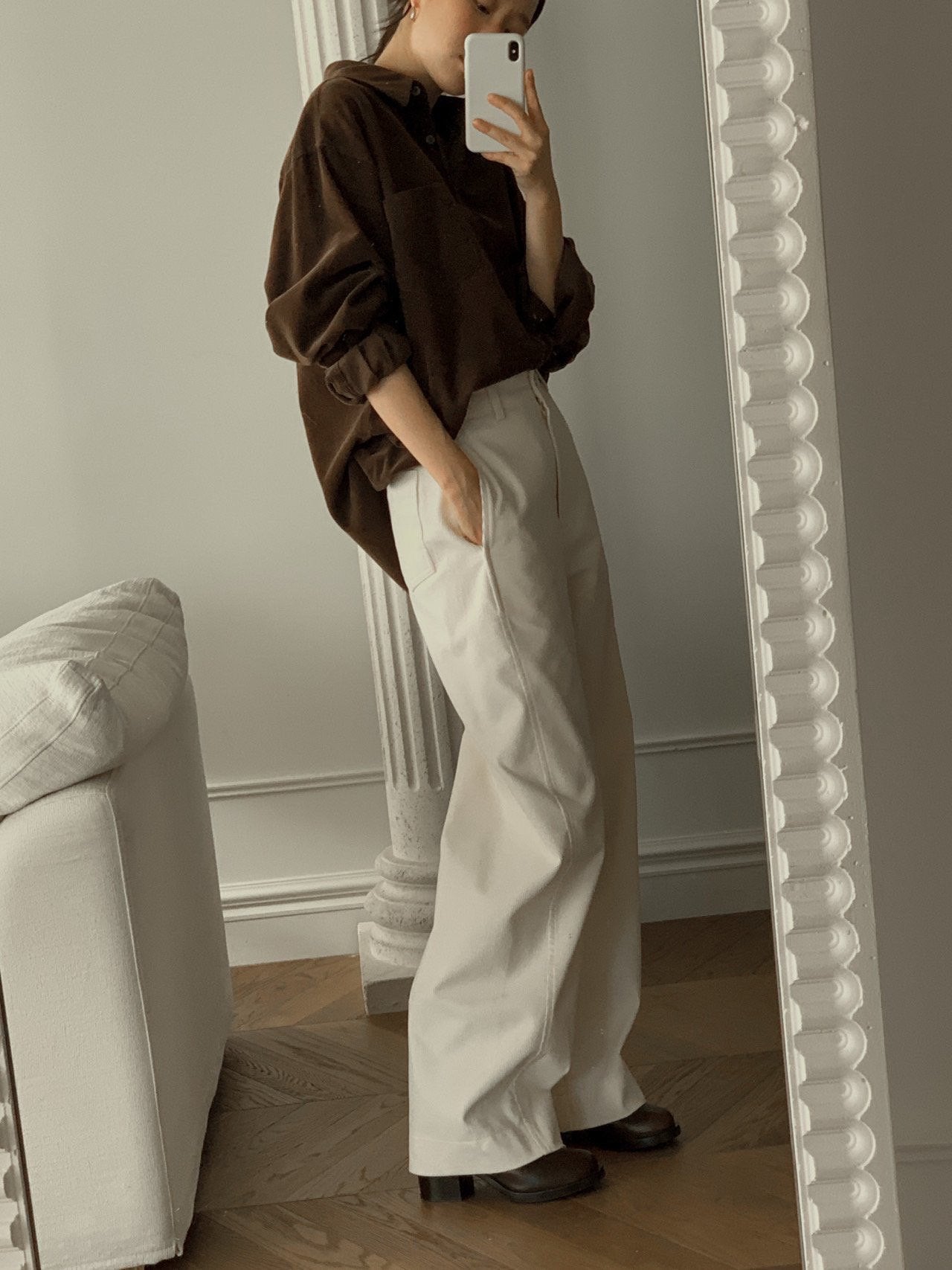 Corduroy boy pants-3col