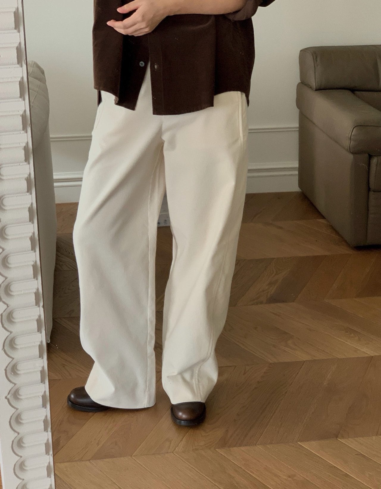 Corduroy boy pants-3col