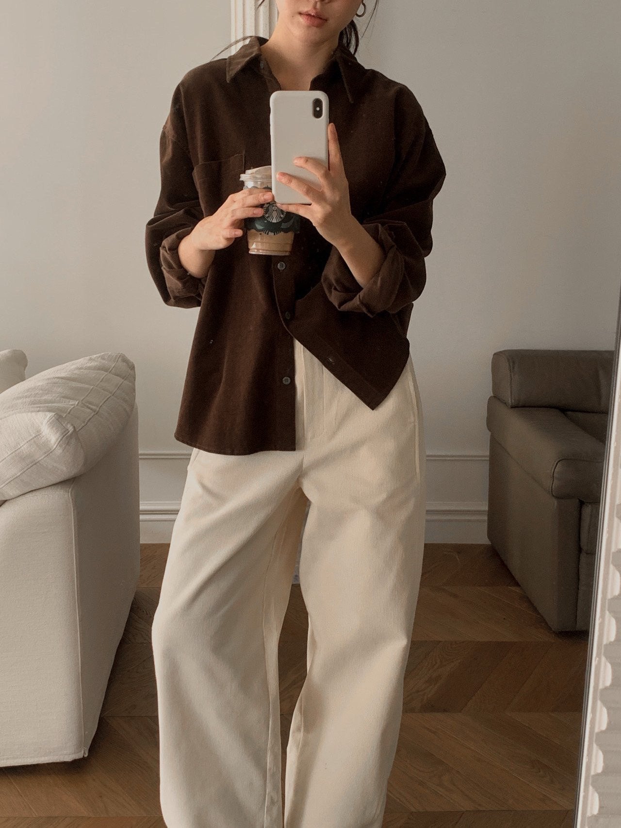 Corduroy boy pants-3col