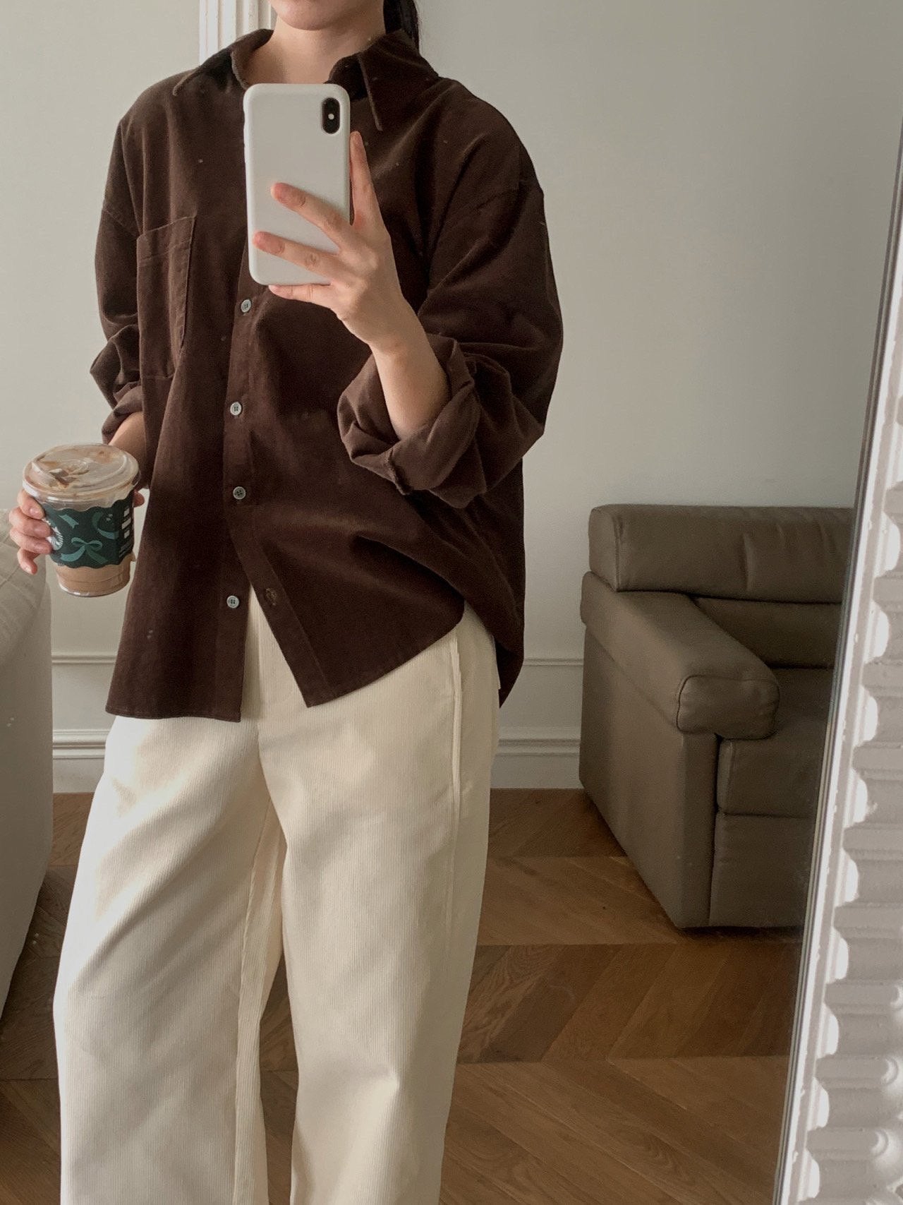Corduroy boy pants-3col