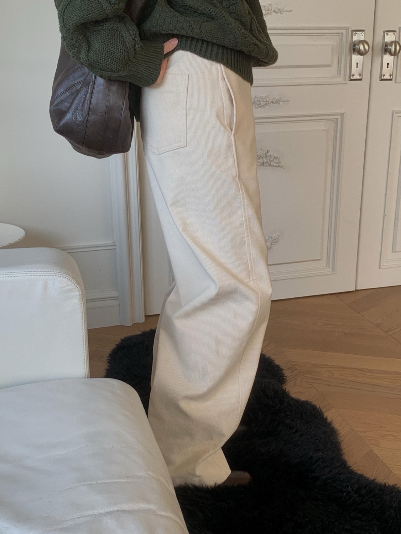 Corduroy boy pants-3col