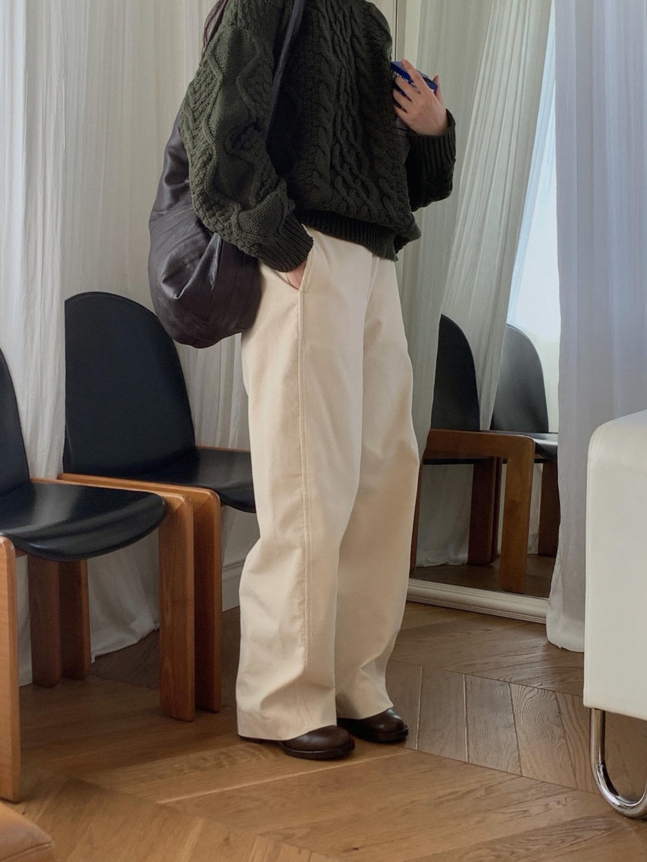 Corduroy boy pants-3col