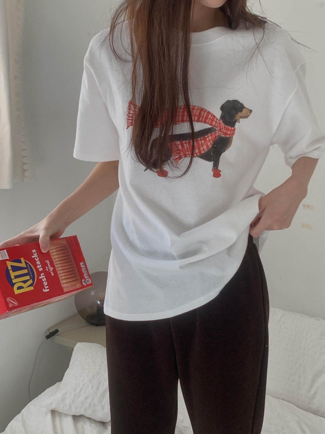 Dachshund gimo T-2col