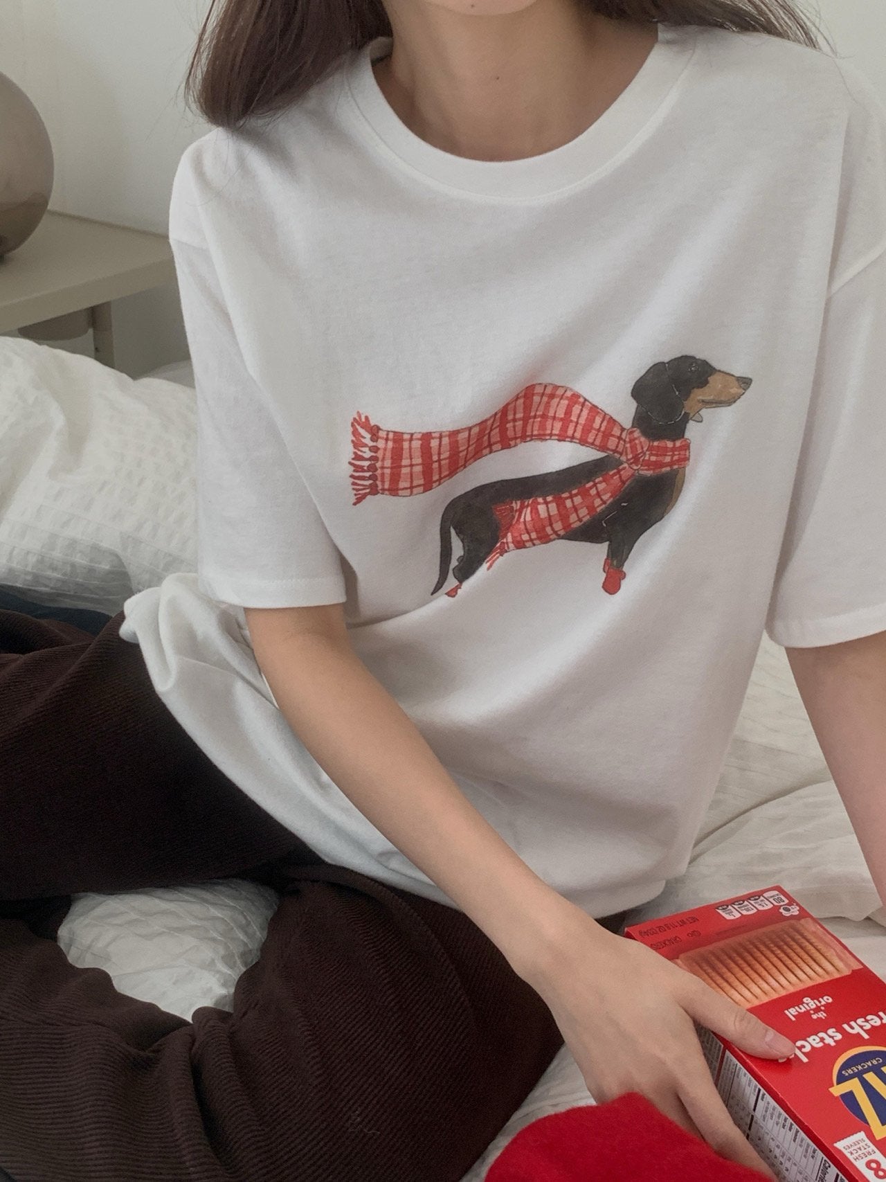 Dachshund gimo T-2col