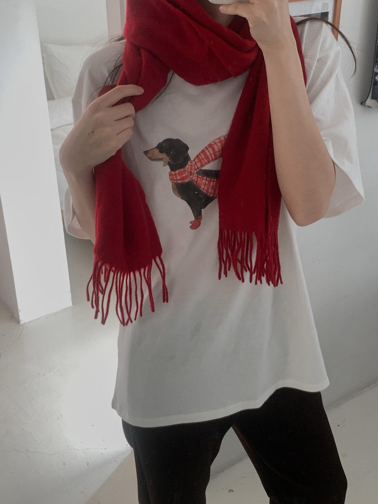 Dachshund gimo T-2col