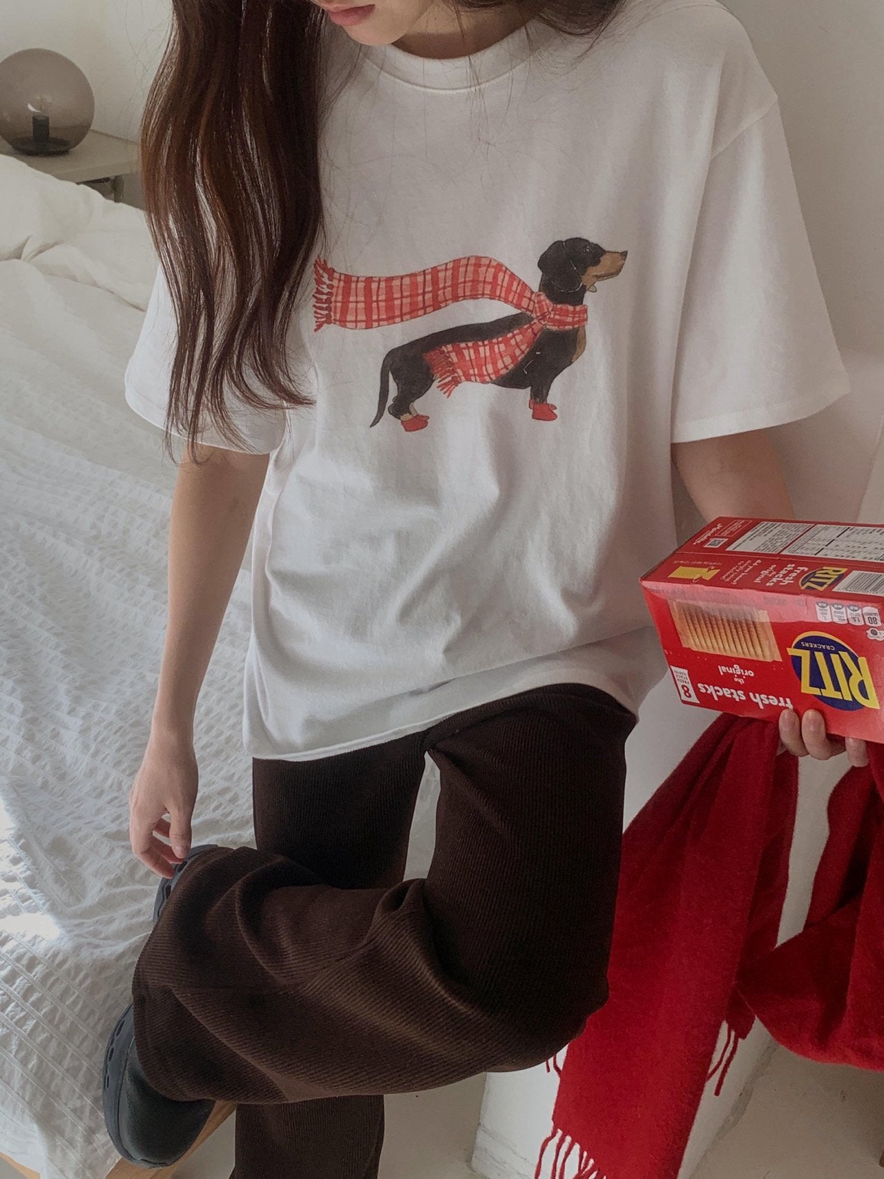 Dachshund gimo T-2col