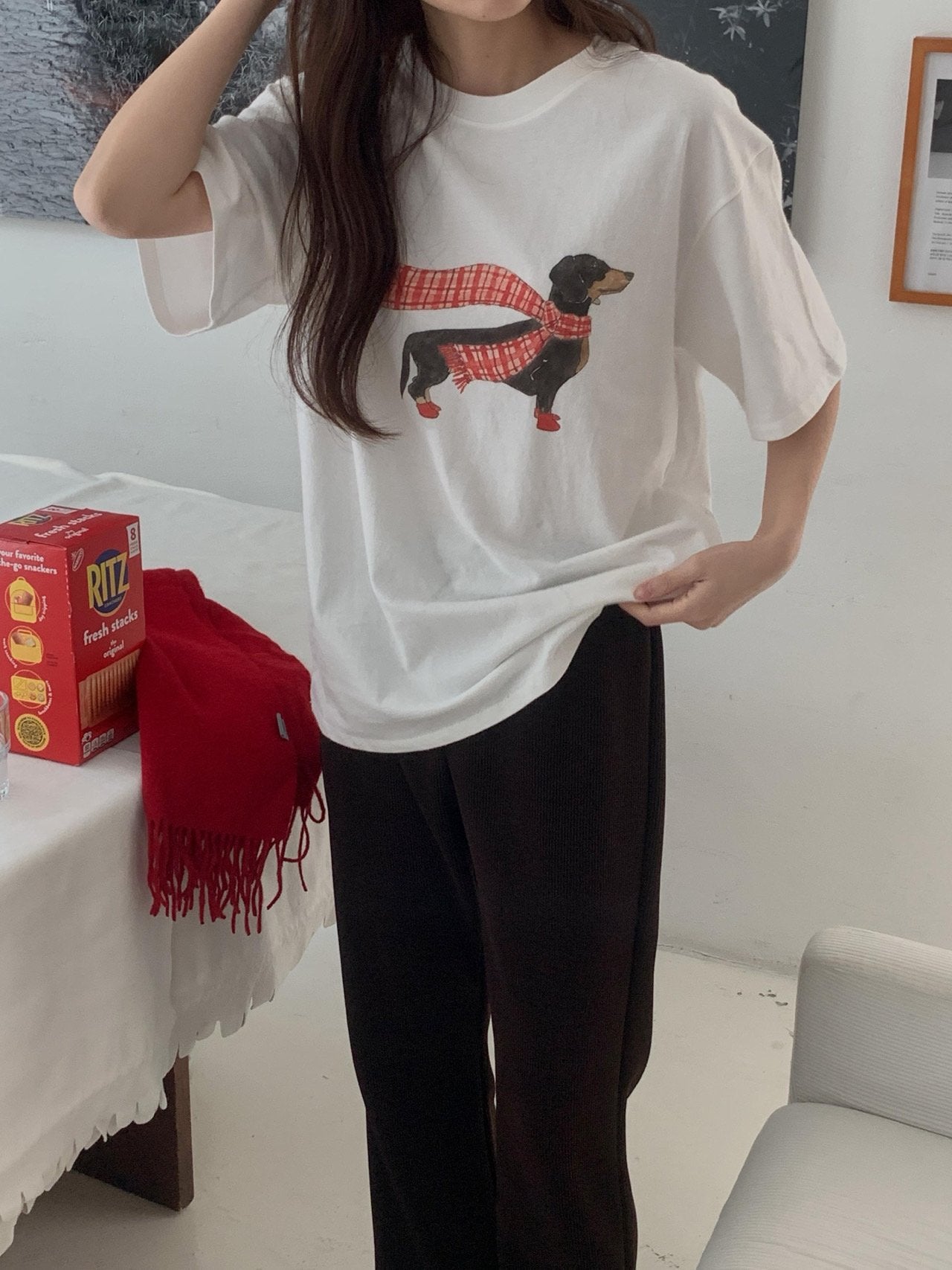 Dachshund gimo T-2col