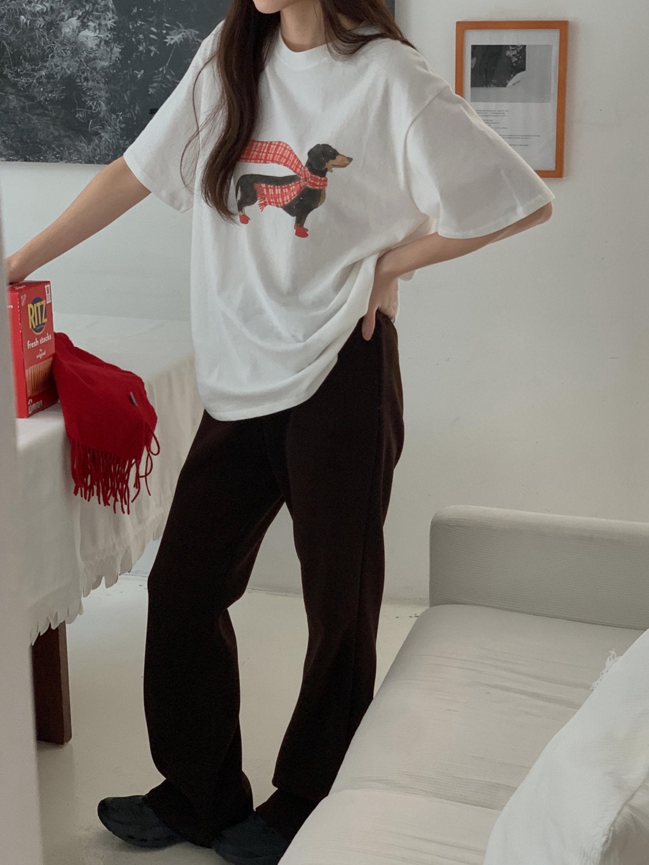 Dachshund gimo T-2col