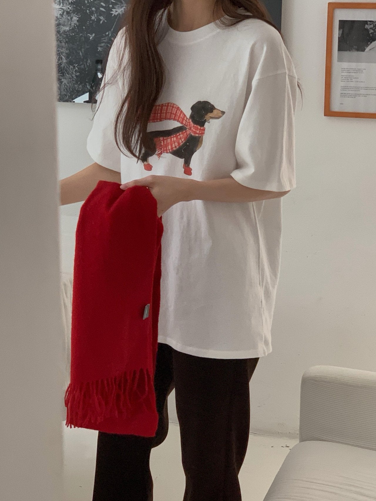 Dachshund gimo T-2col