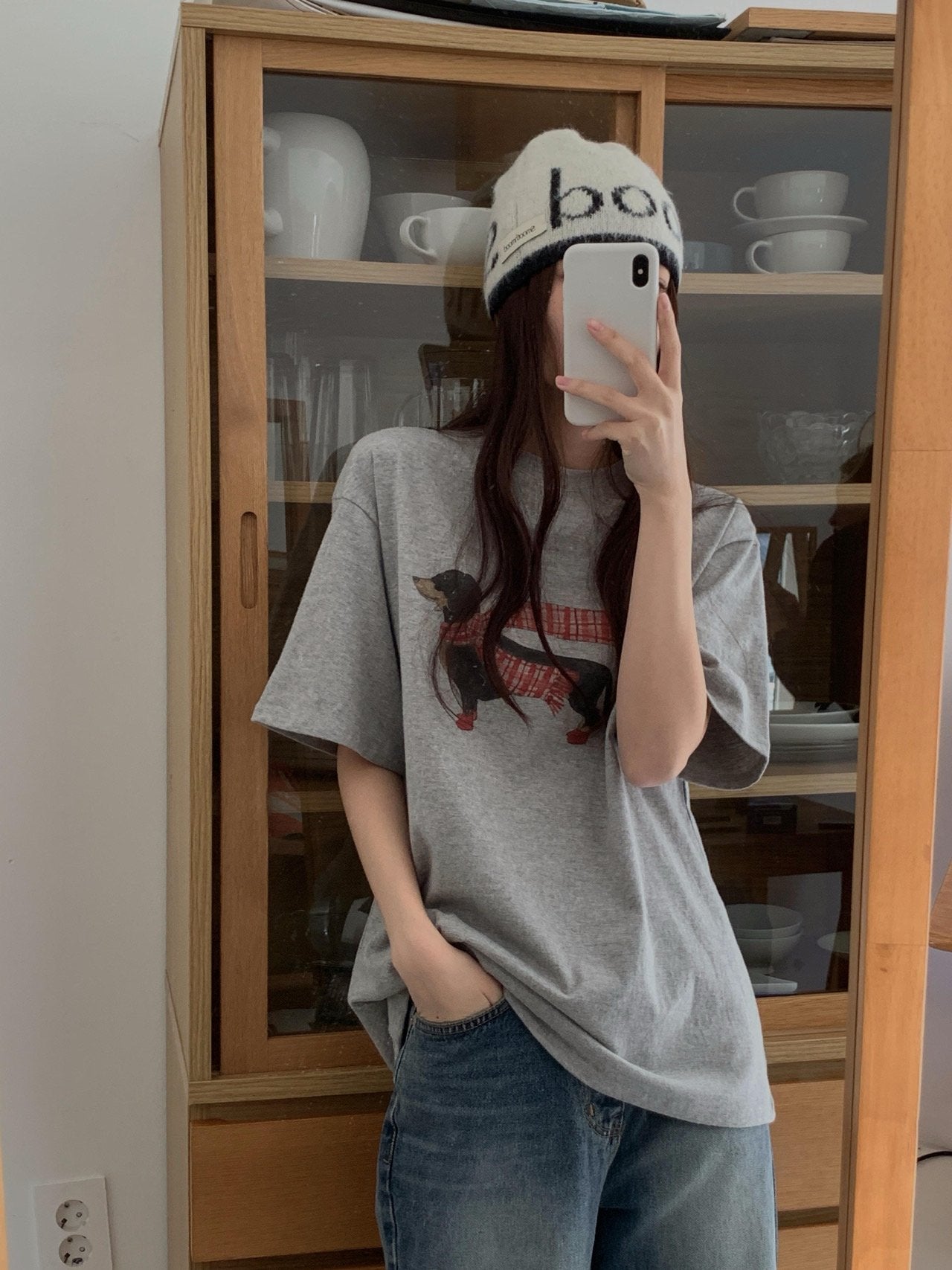 Dachshund gimo T-2col