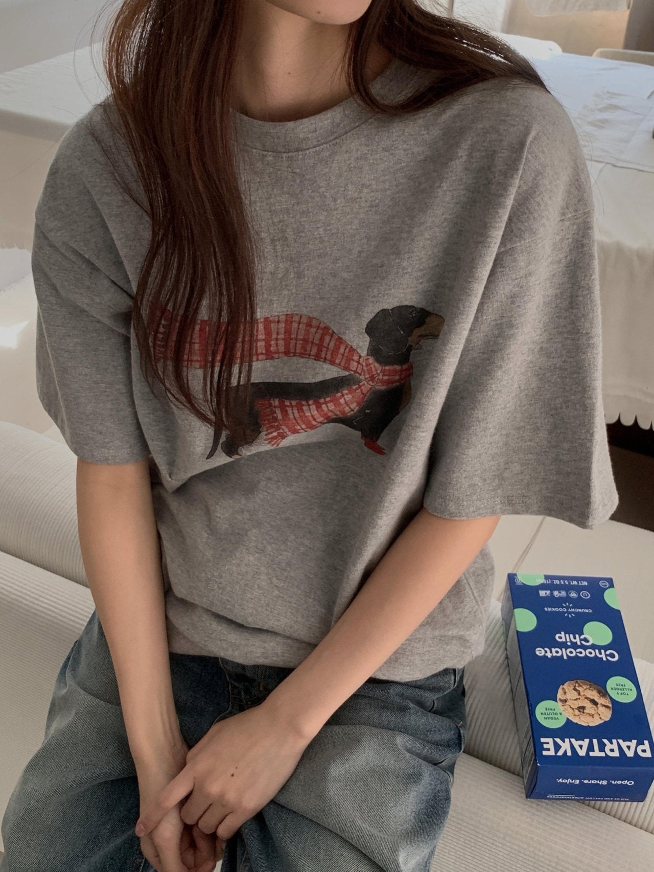 Dachshund gimo T-2col