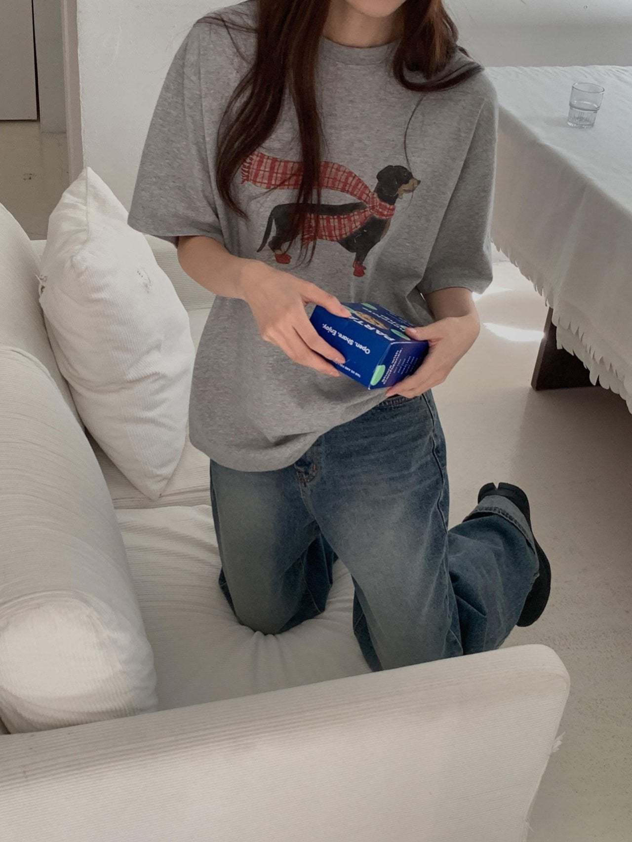 Dachshund gimo T-2col