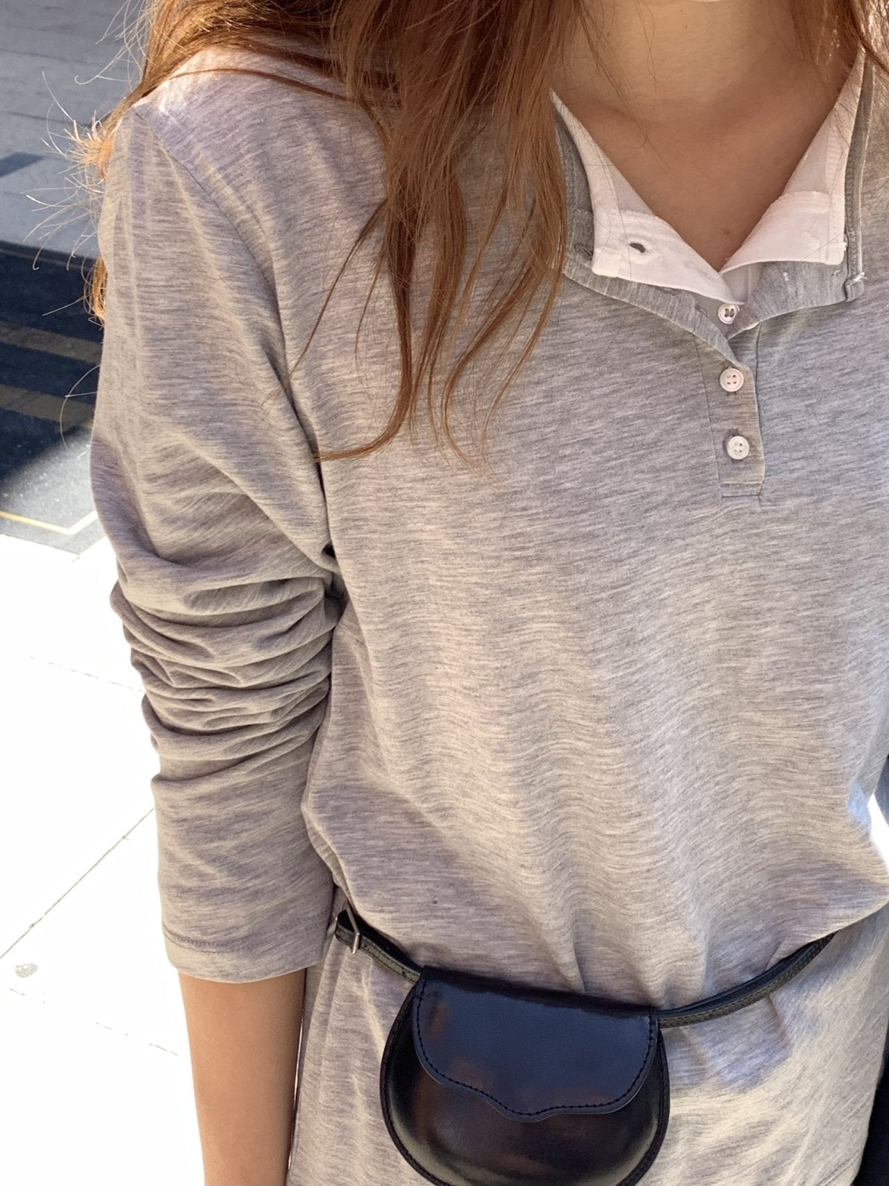 Sera henley long sleeve T-4col