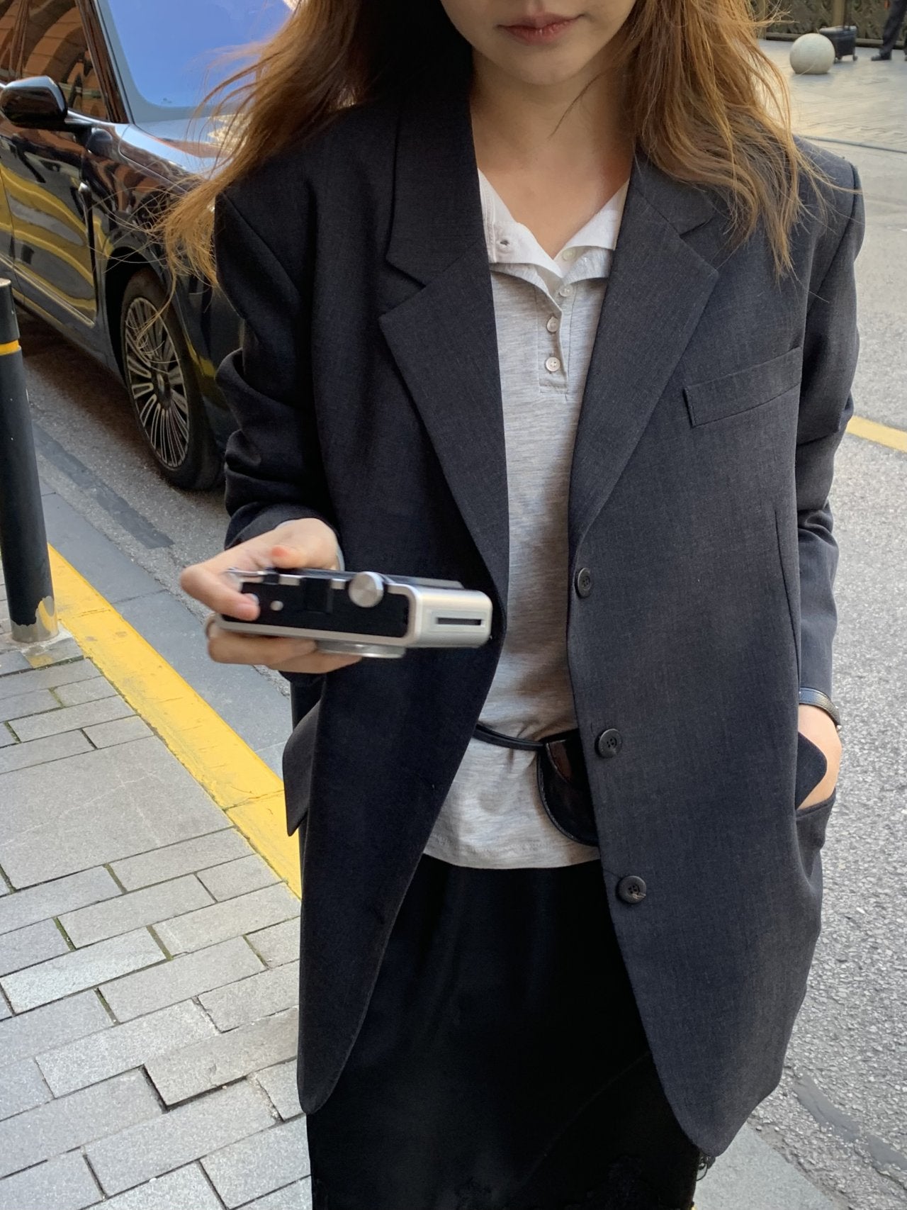 Sera henley long sleeve T-4col