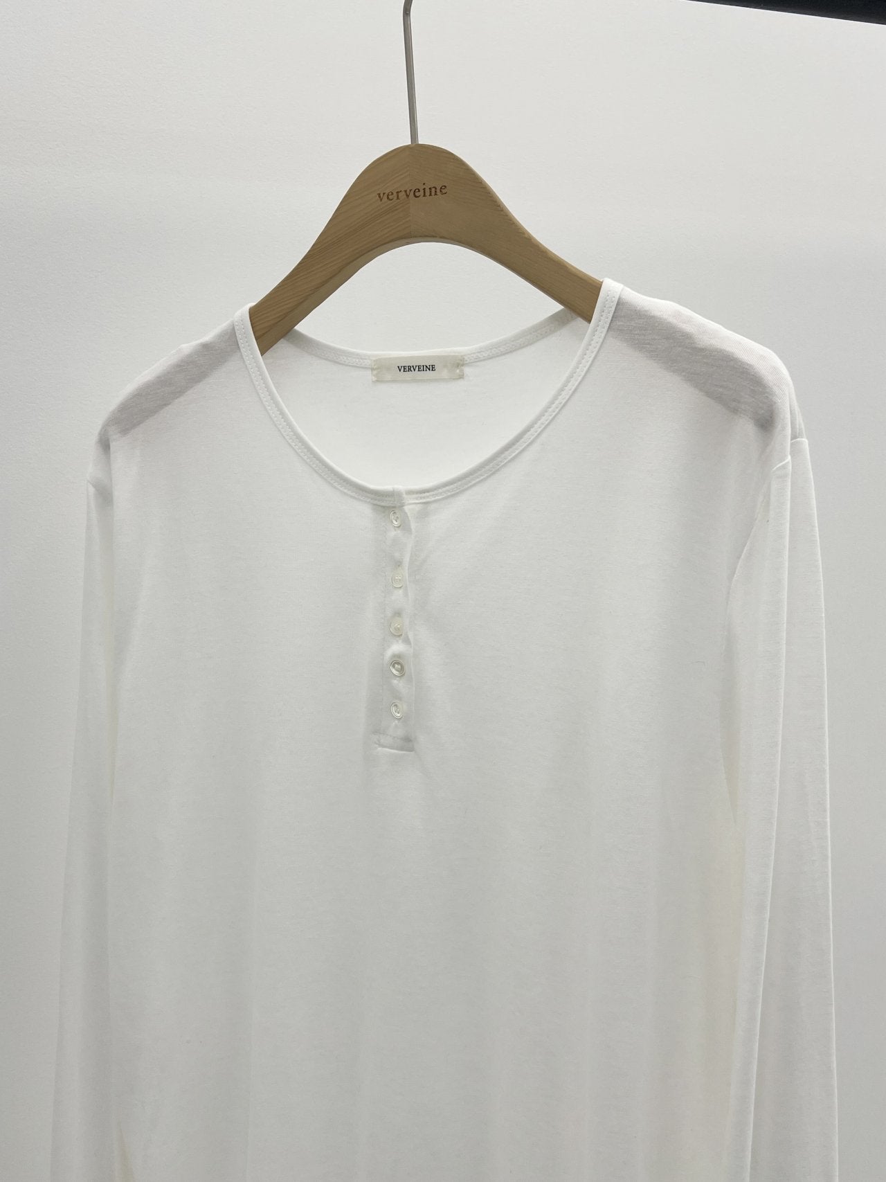 Sera henley long sleeve T-4col