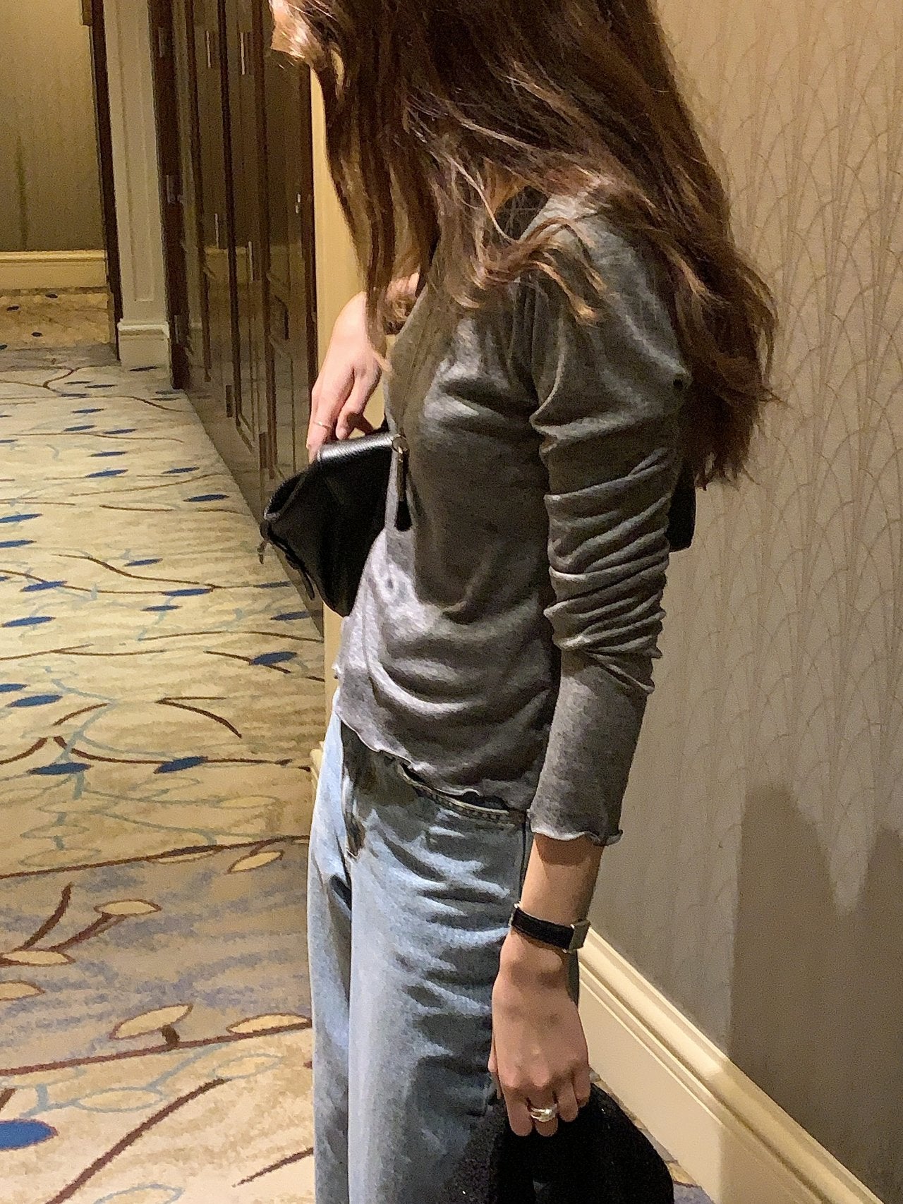 Maren round-beck frill T-2col