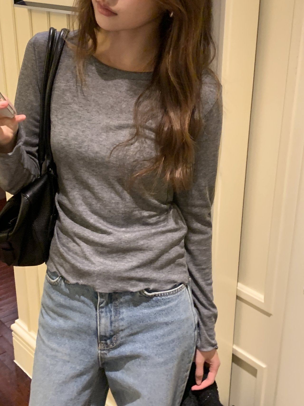 Maren round-beck frill T-2col