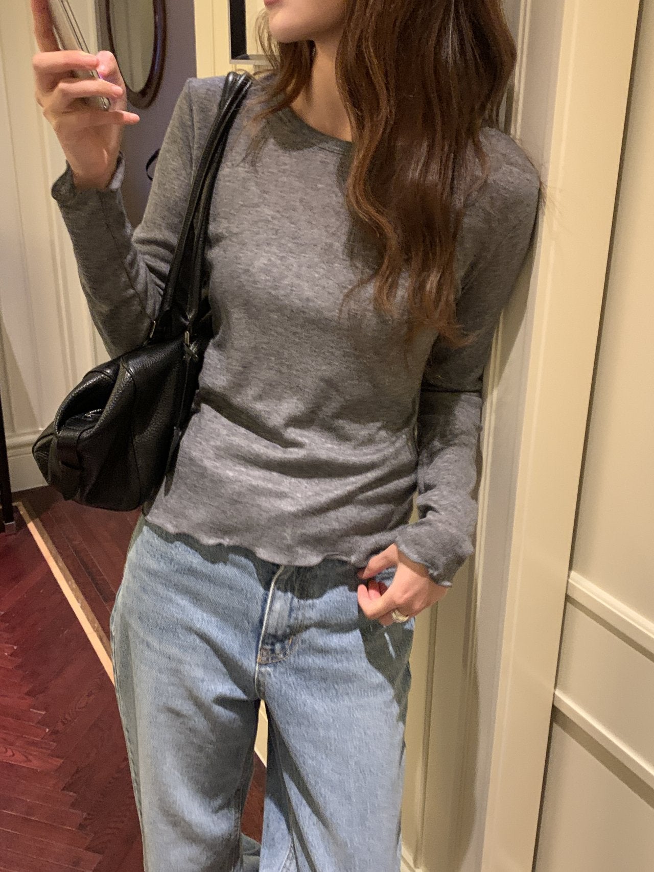 Maren round-beck frill T-2col