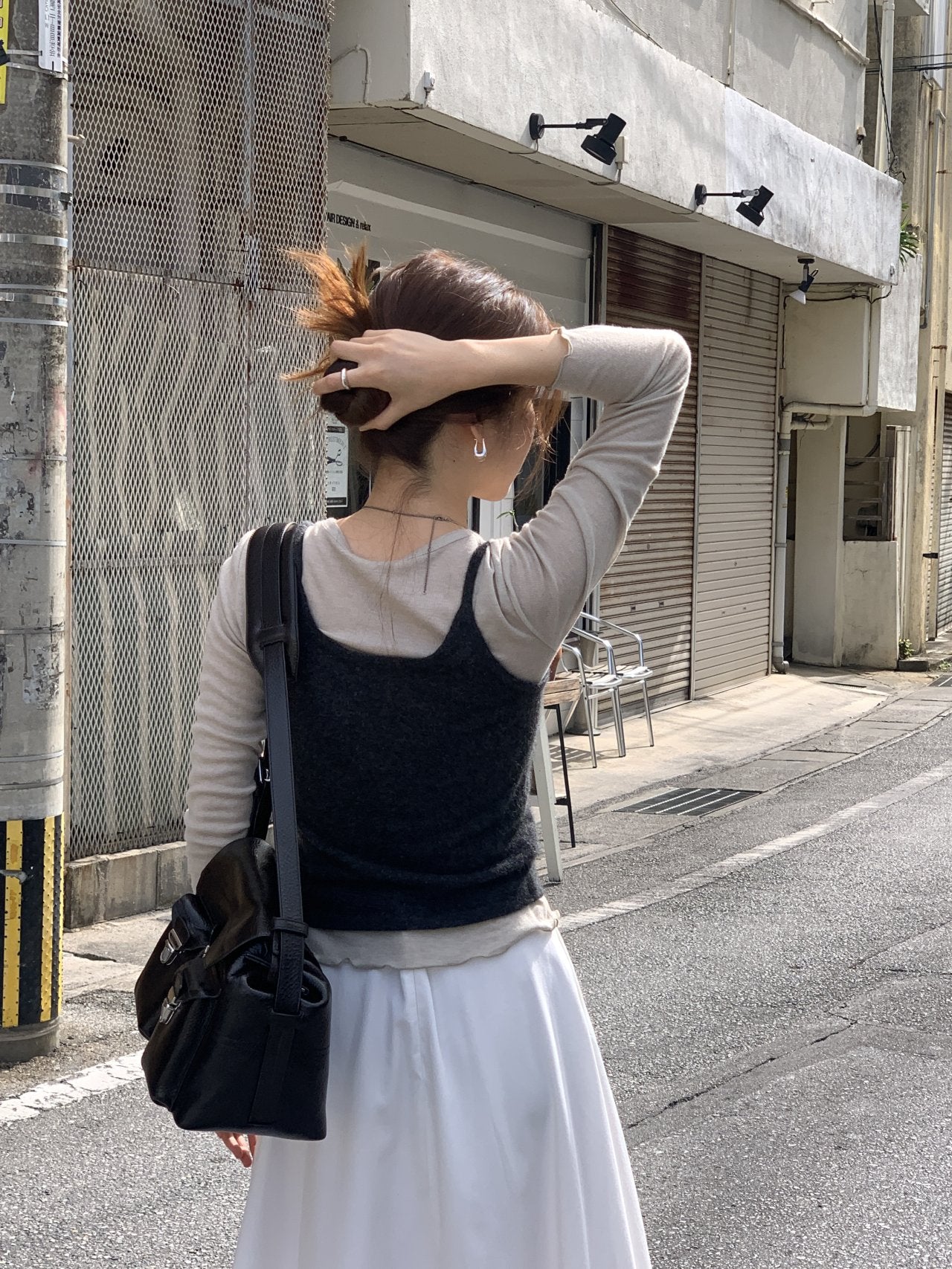 Maren round-beck frill T-2col