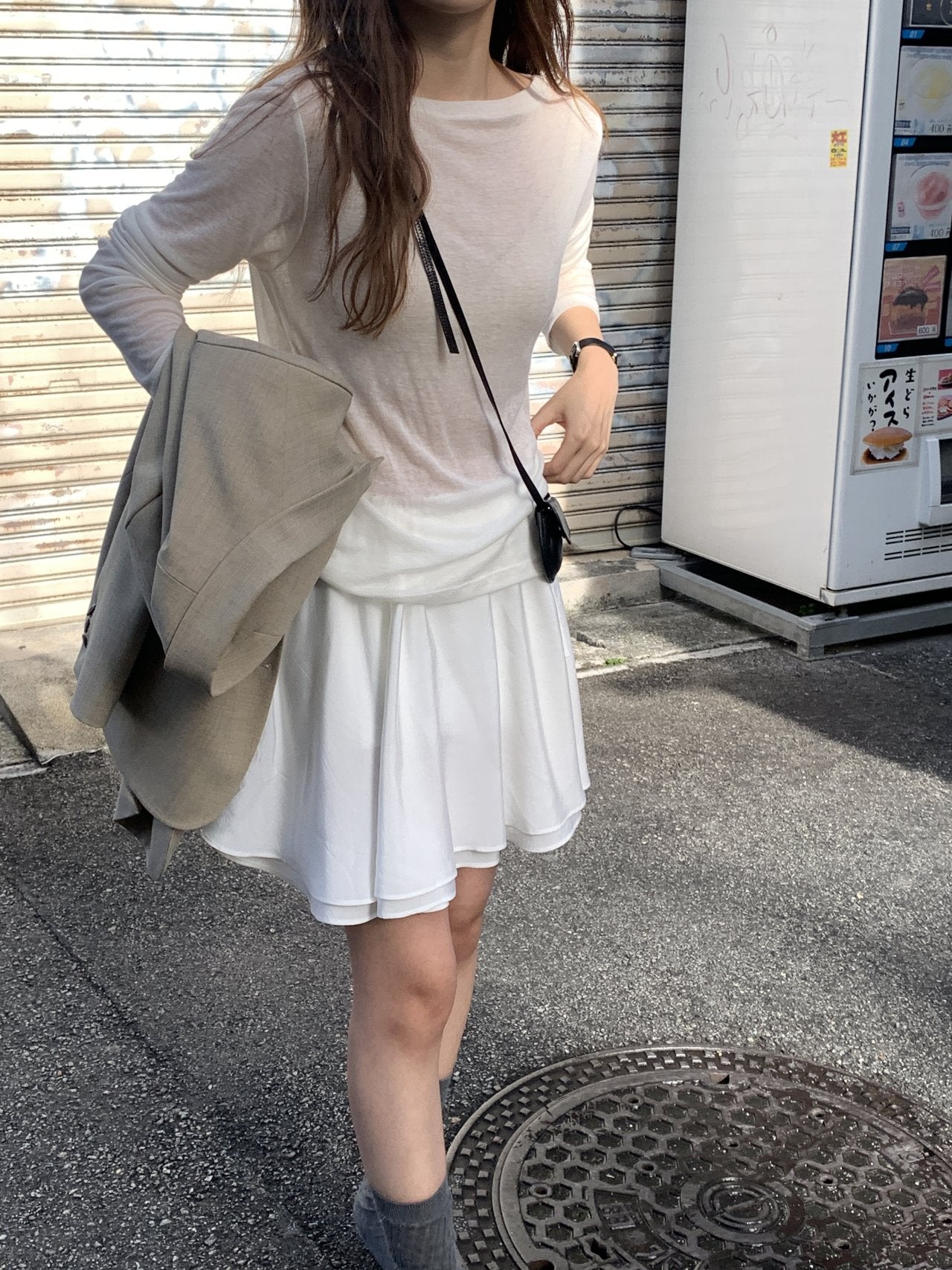 Bay wool tencel boat neck T-5col