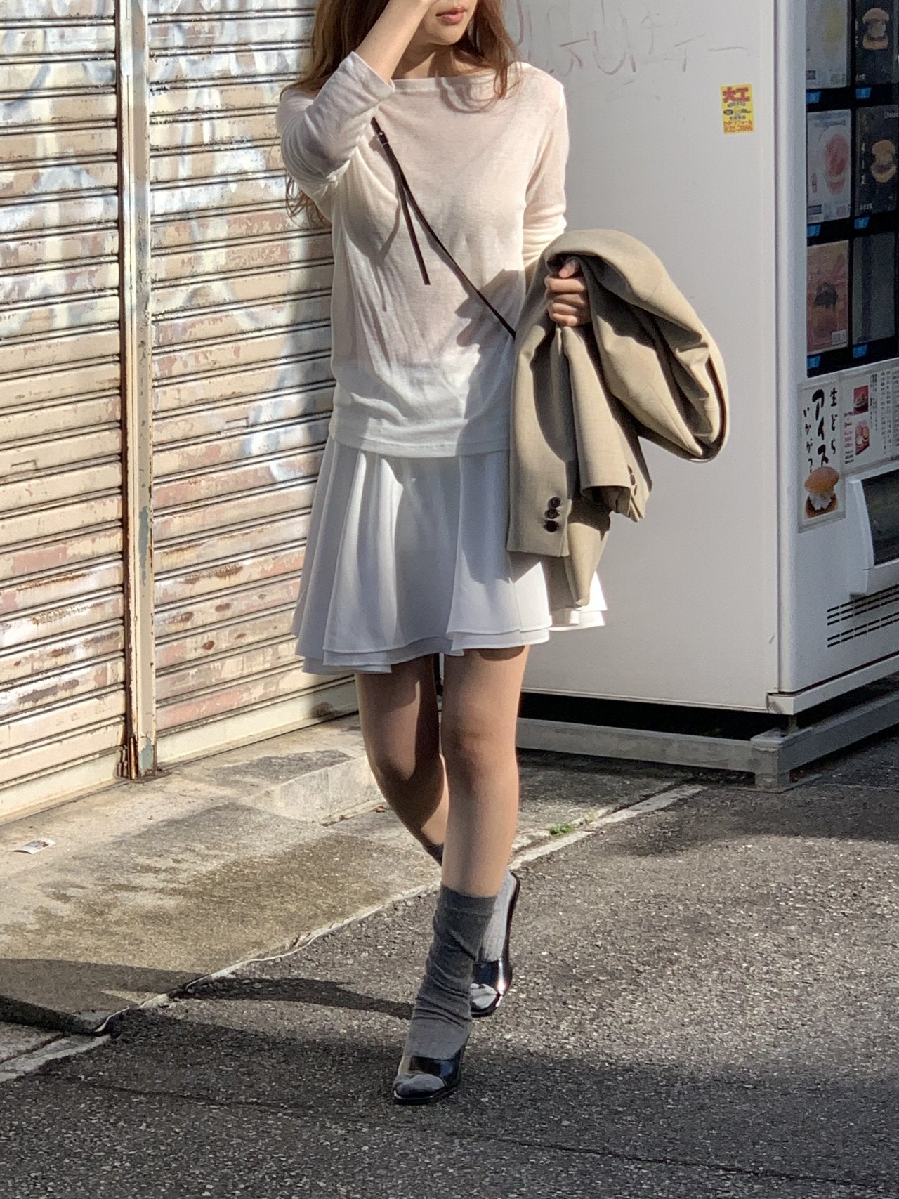 Bay wool tencel boat neck T-5col