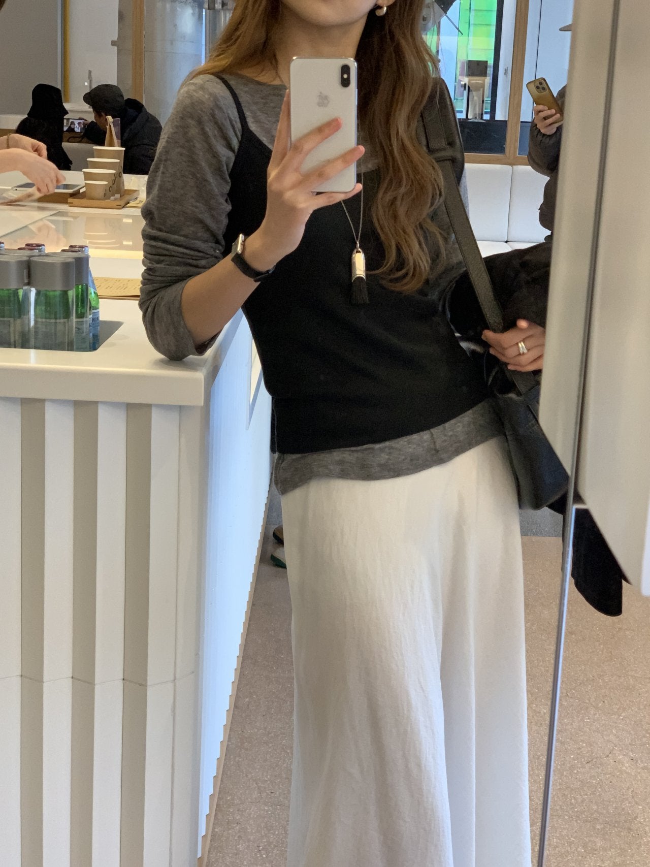 Bay wool tencel boat neck T-5col