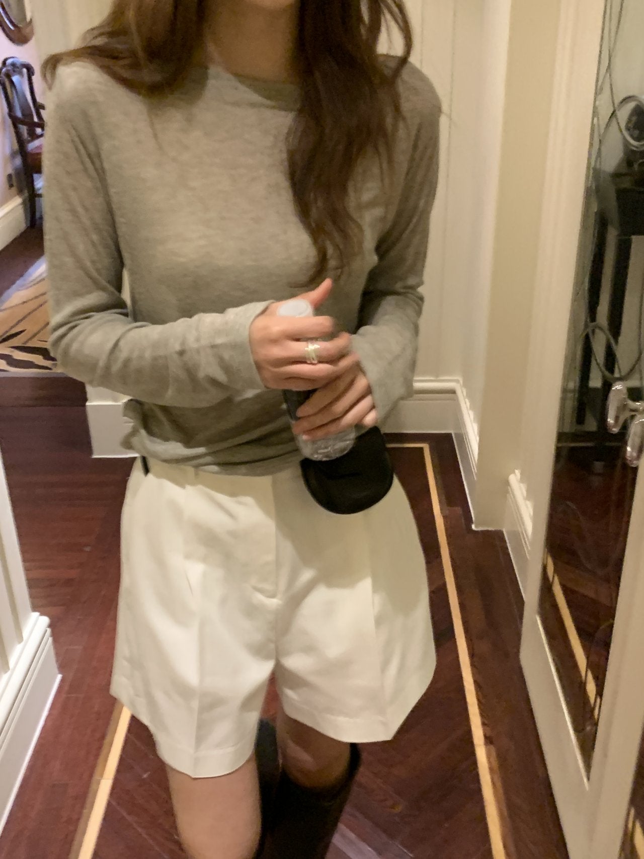 Bay wool tencel boat neck T-5col