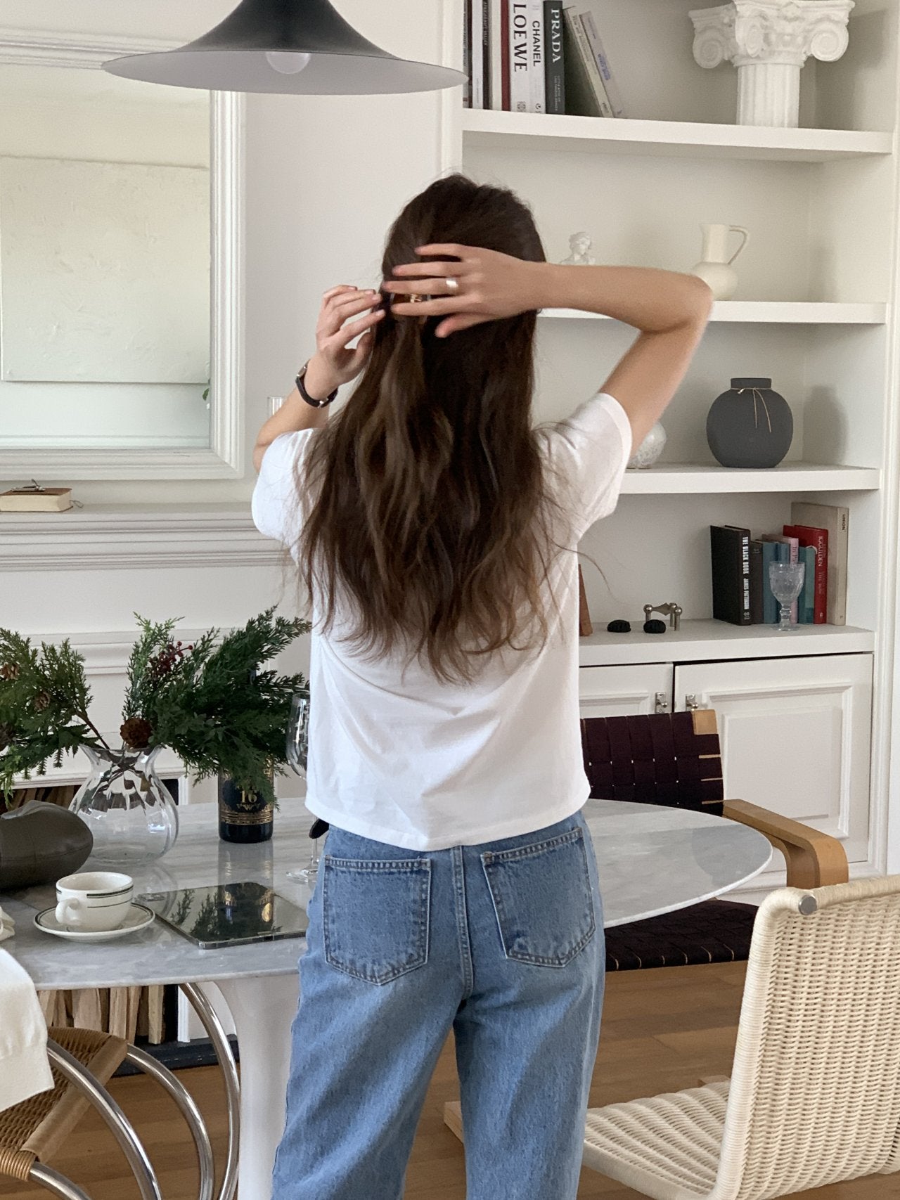 Fleur cherry short-sleeve T-2col