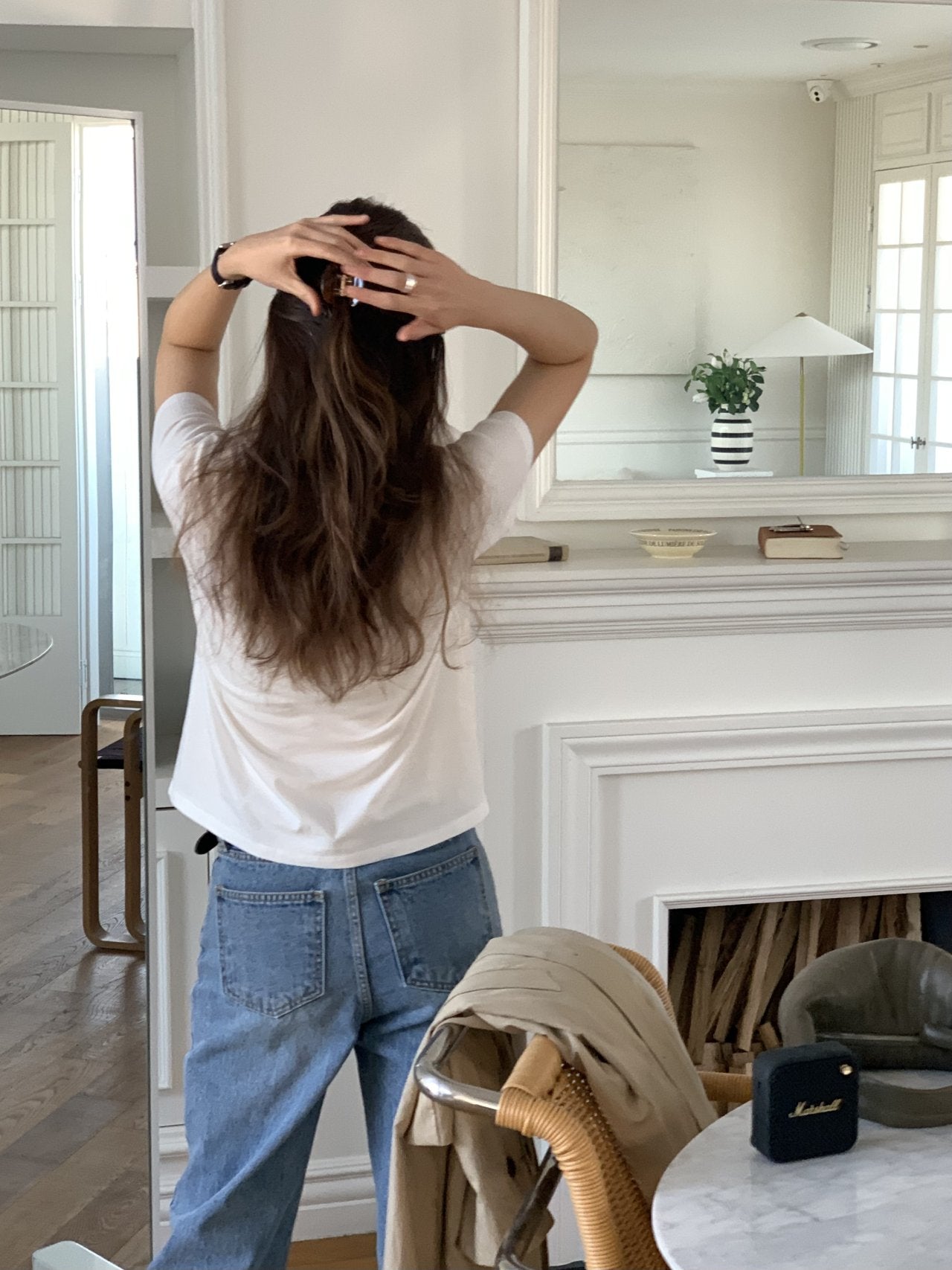 Fleur cherry short-sleeve T-2col