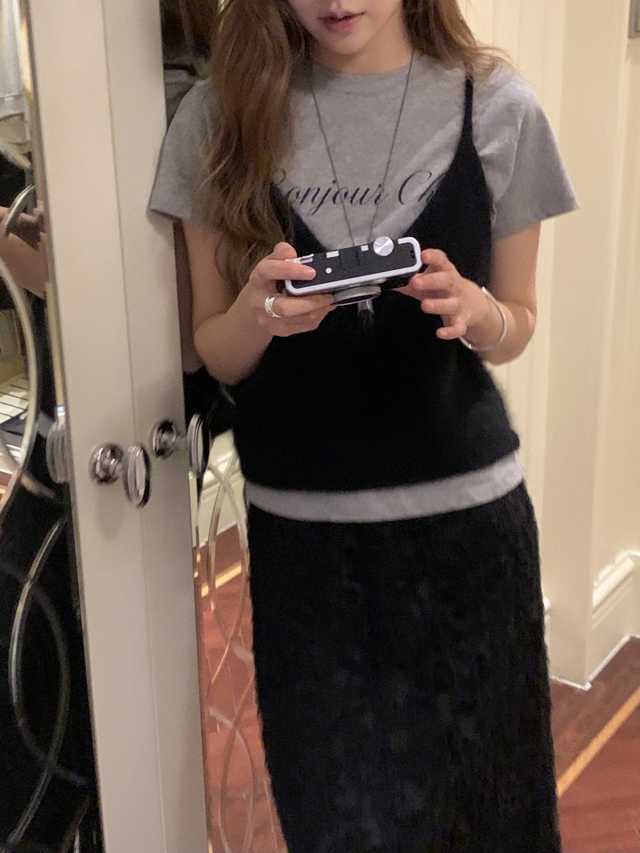 Fleur cherry short-sleeve T-2col