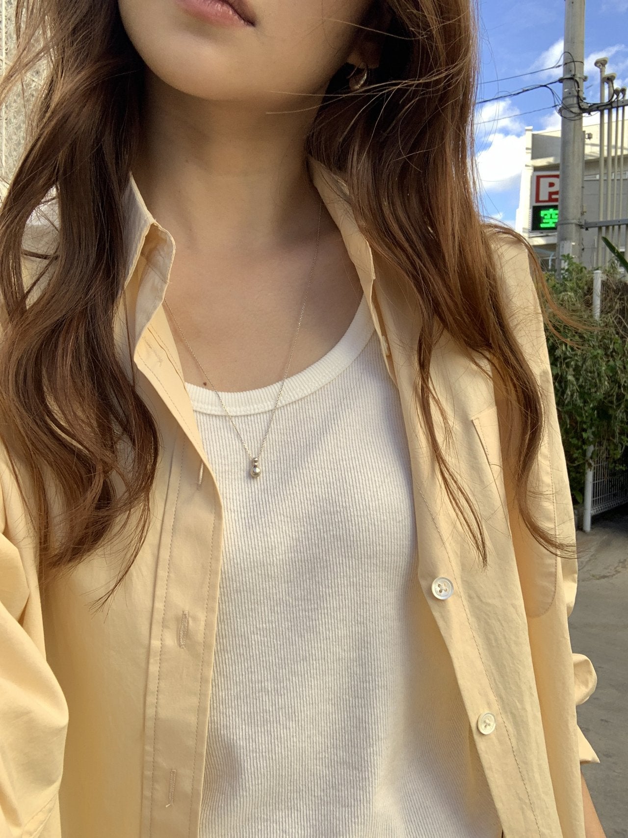 Line U-neck sleeveless-4col