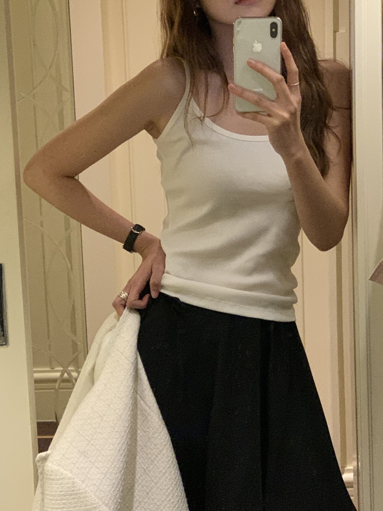 Ella flat rib sleeveless-5col