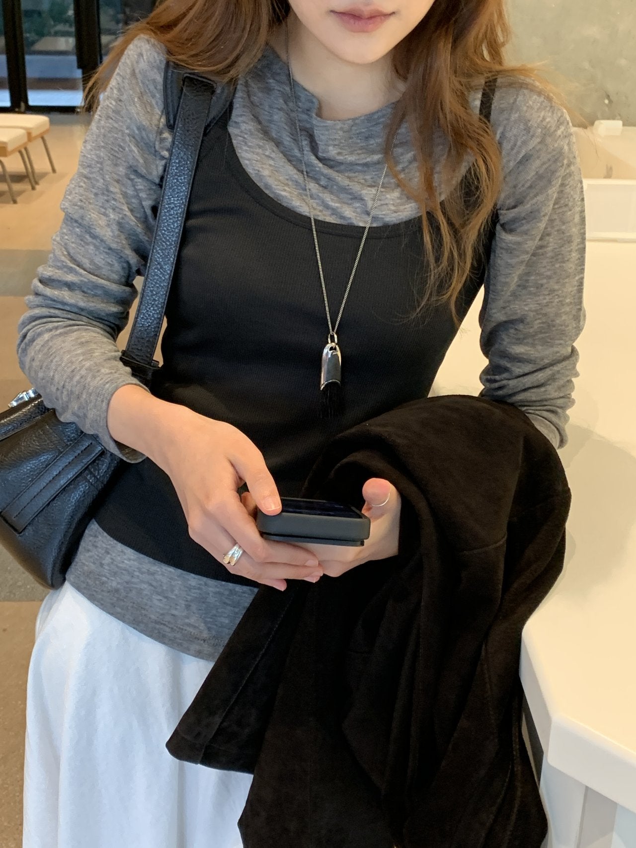 Ella flat rib sleeveless-5col