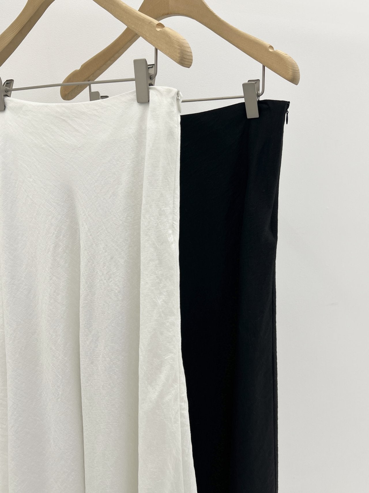 Selena tencel long flare skirt-2col