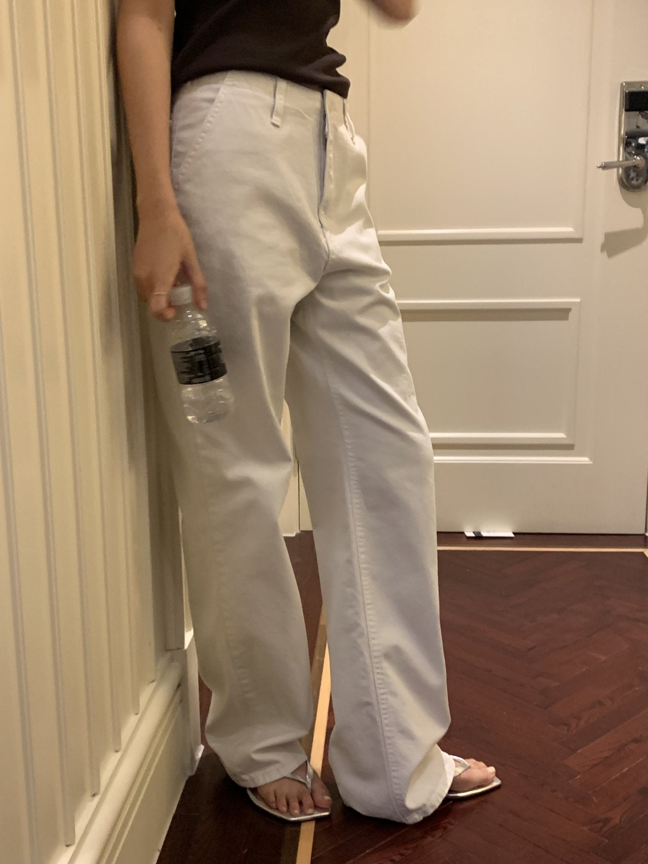 Marlow side adjust stone-washed pants-3col