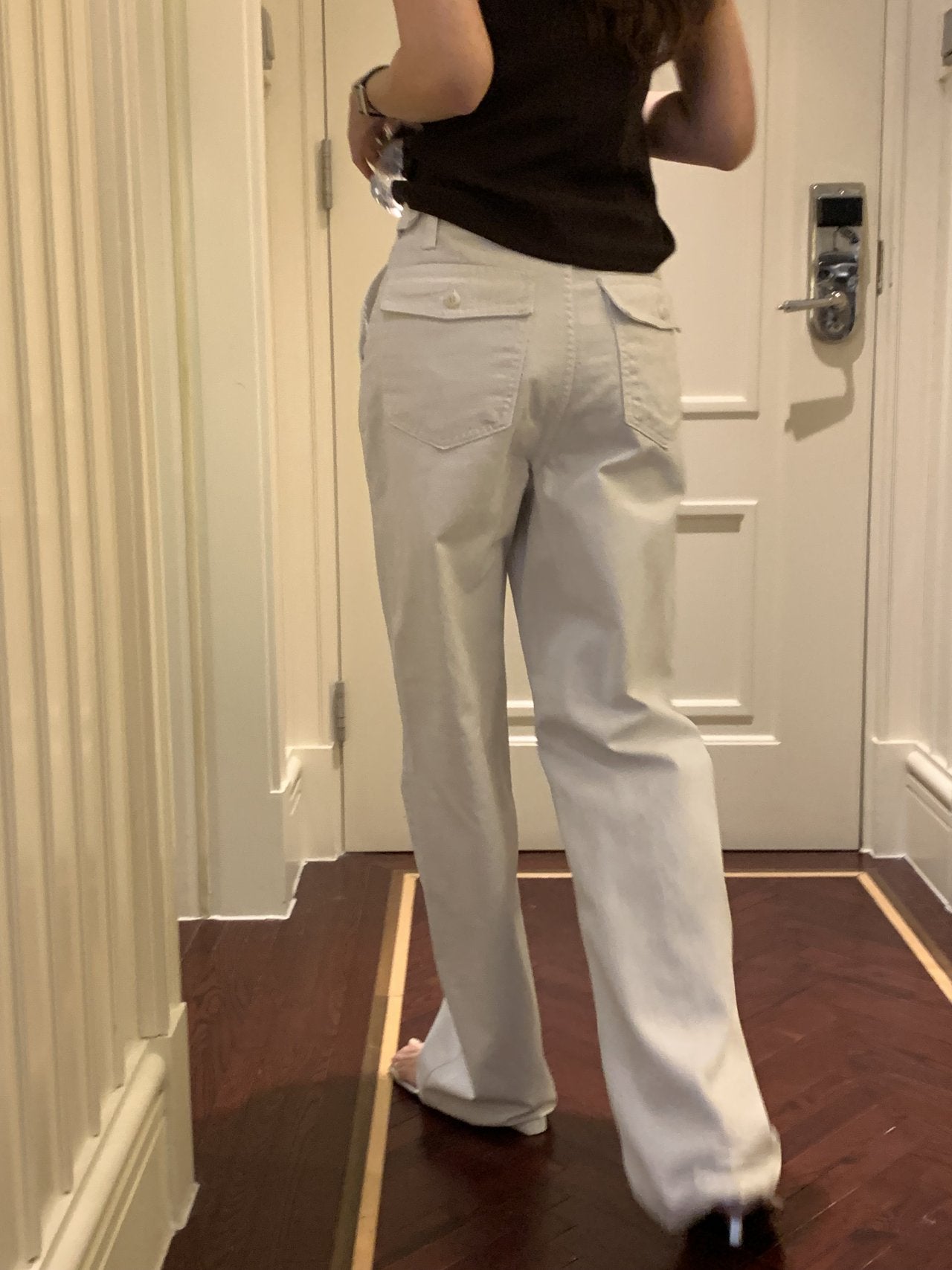 Marlow side adjust stone-washed pants-3col