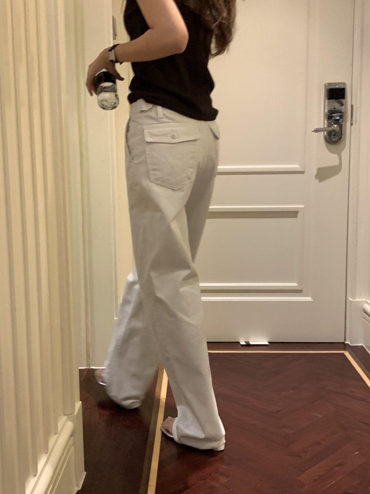 Marlow side adjust stone-washed pants-3col