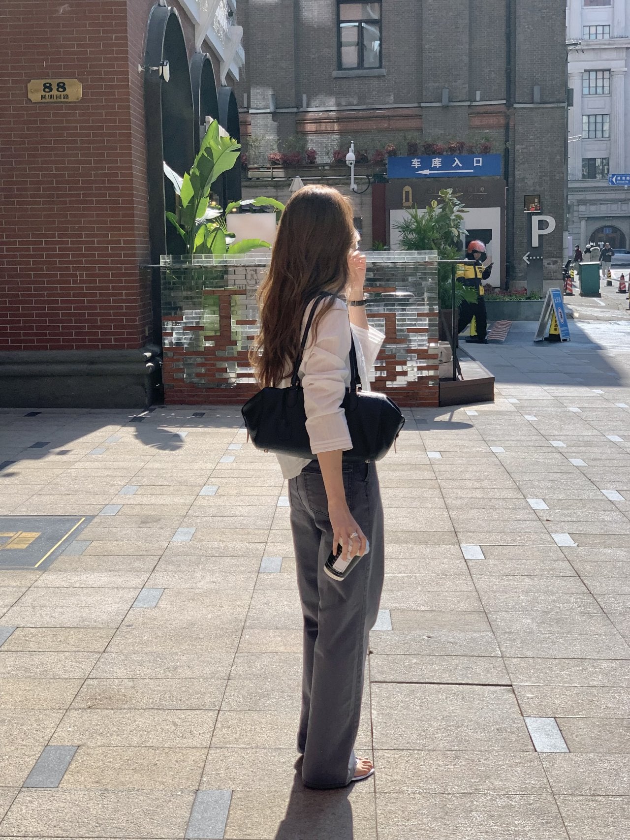 Marlow side adjust stone-washed pants-3col