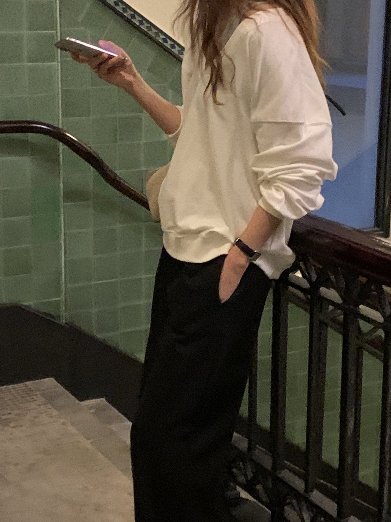 Easy wide sweatpants-4col