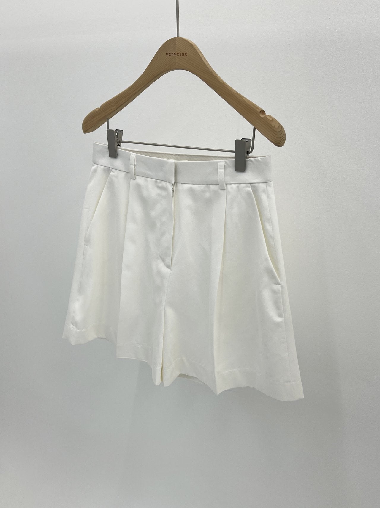 Classic pintuck half pants-3col