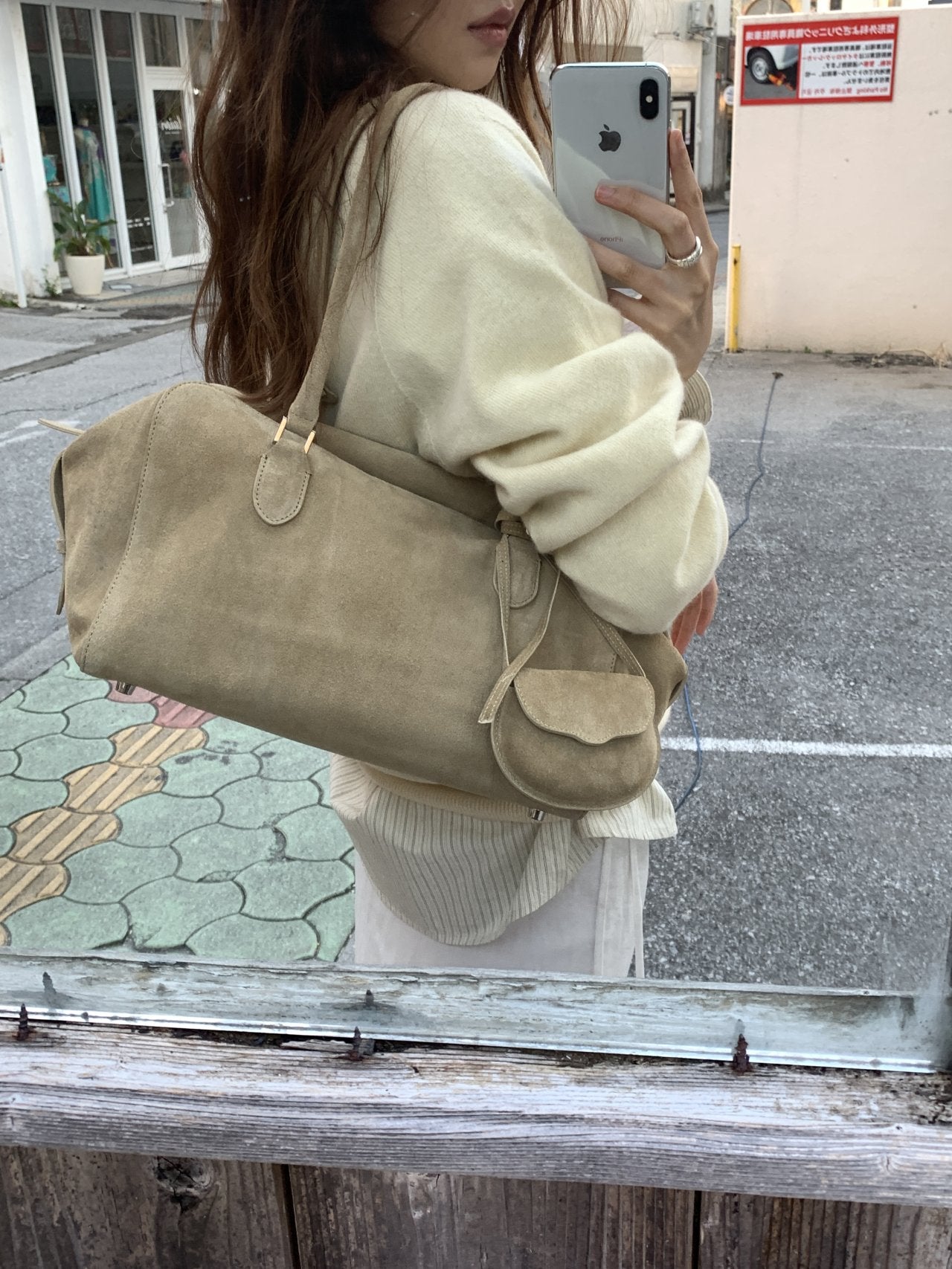 Selly cow leather mini bag-2col