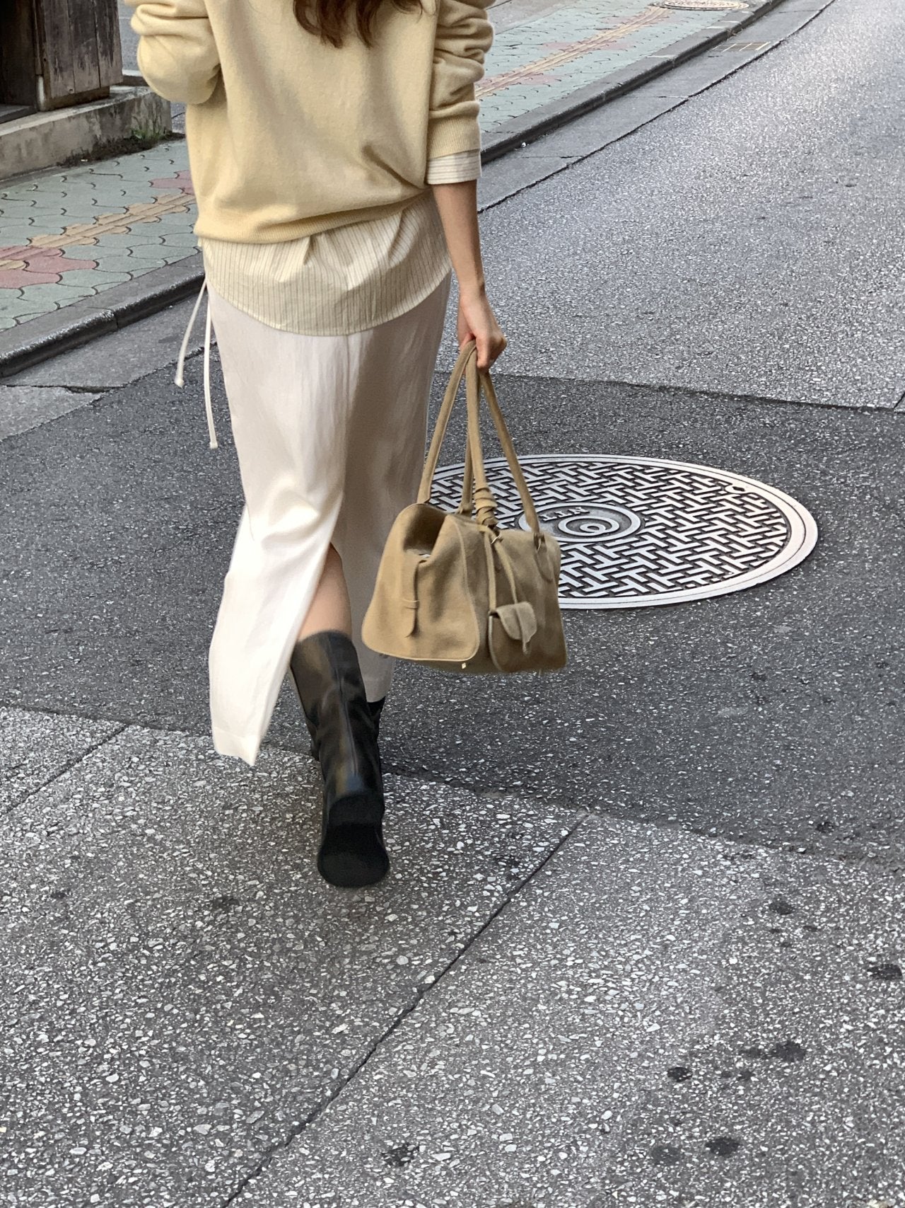 Selly cow leather mini bag-2col