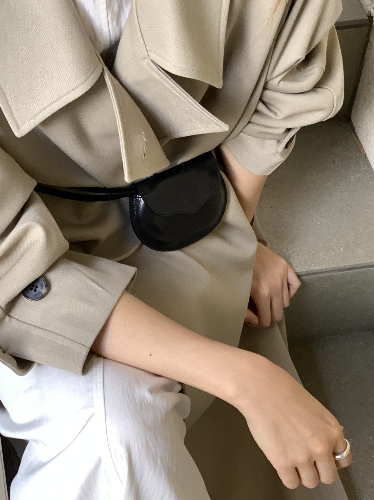 Selly cow leather mini bag-2col