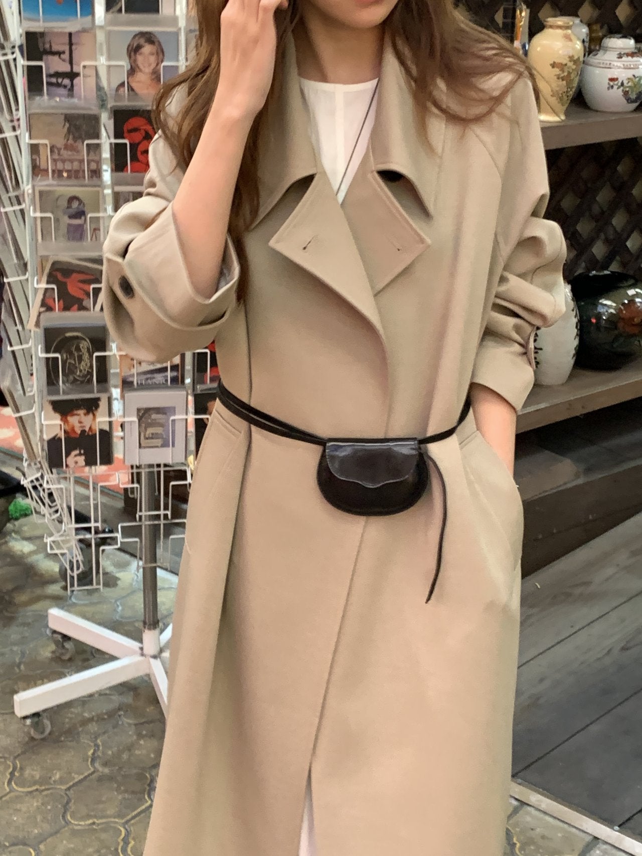 Selly cow leather mini bag-2col